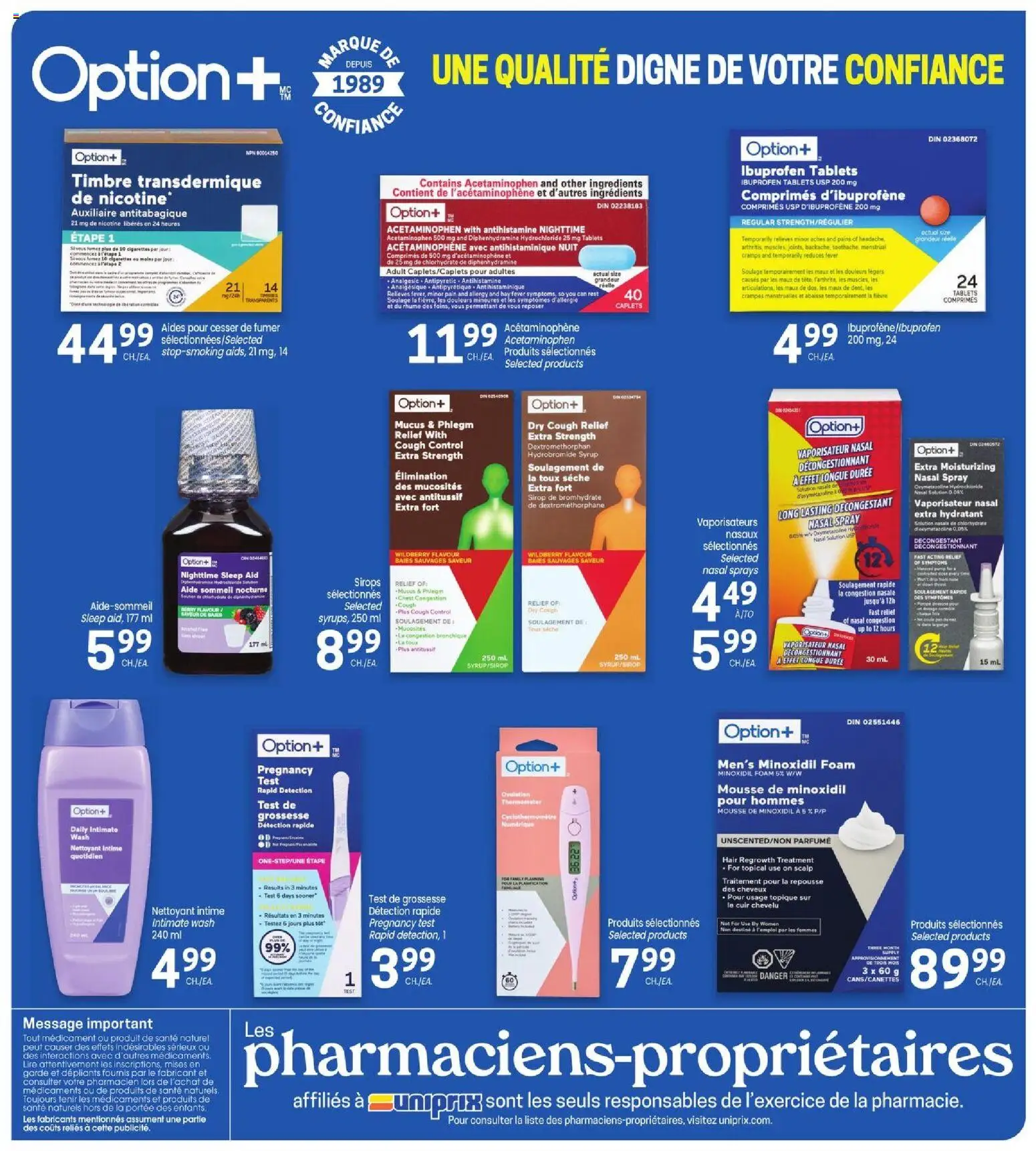 Uniprix flyer valid from Oct 8, 2026 | Page: 8