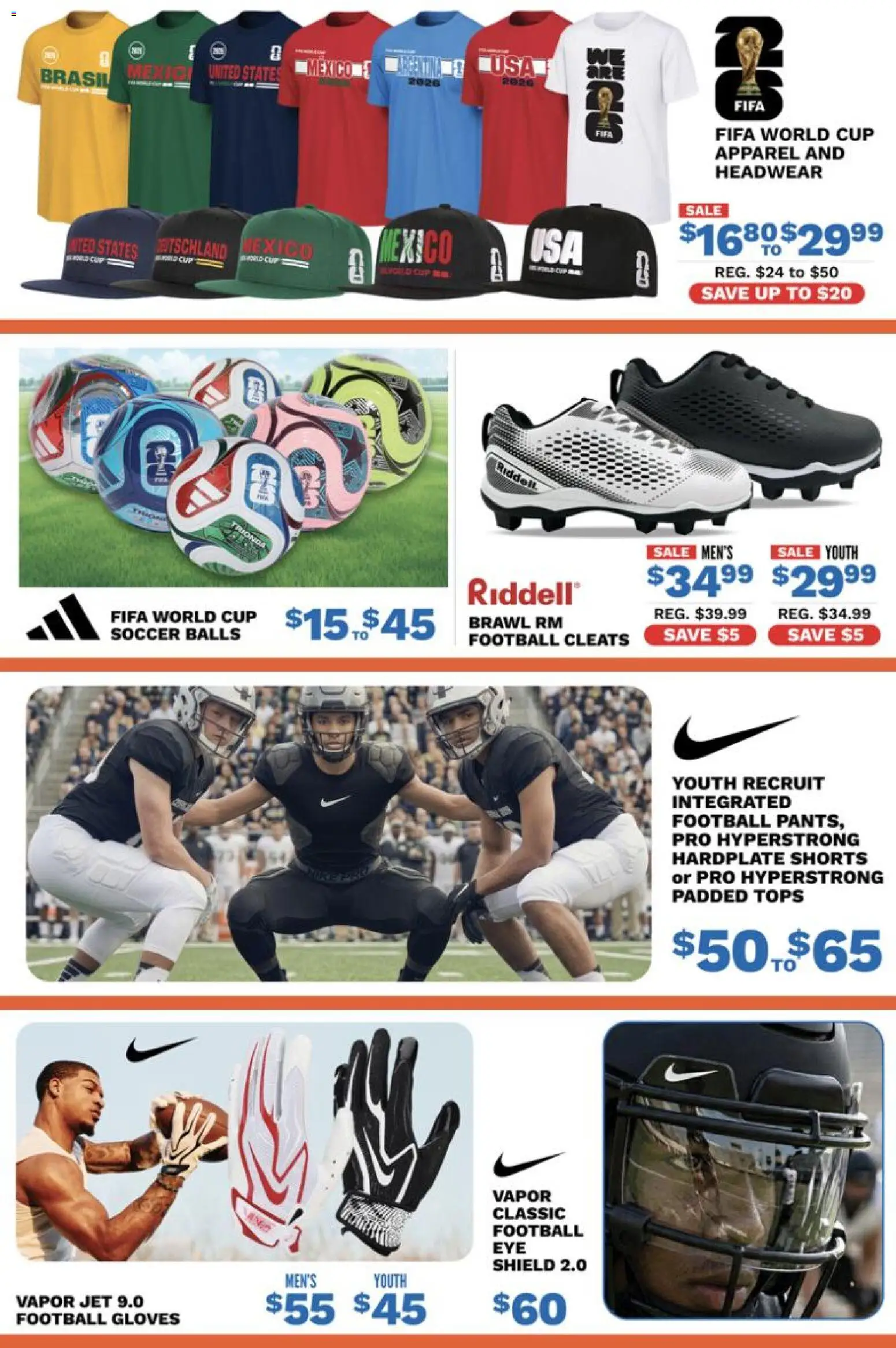 Big 5 Sporting Goods Weekly Ad - valid from 07/10/2026 | Page: 3 | Products: Shorts, Gloves