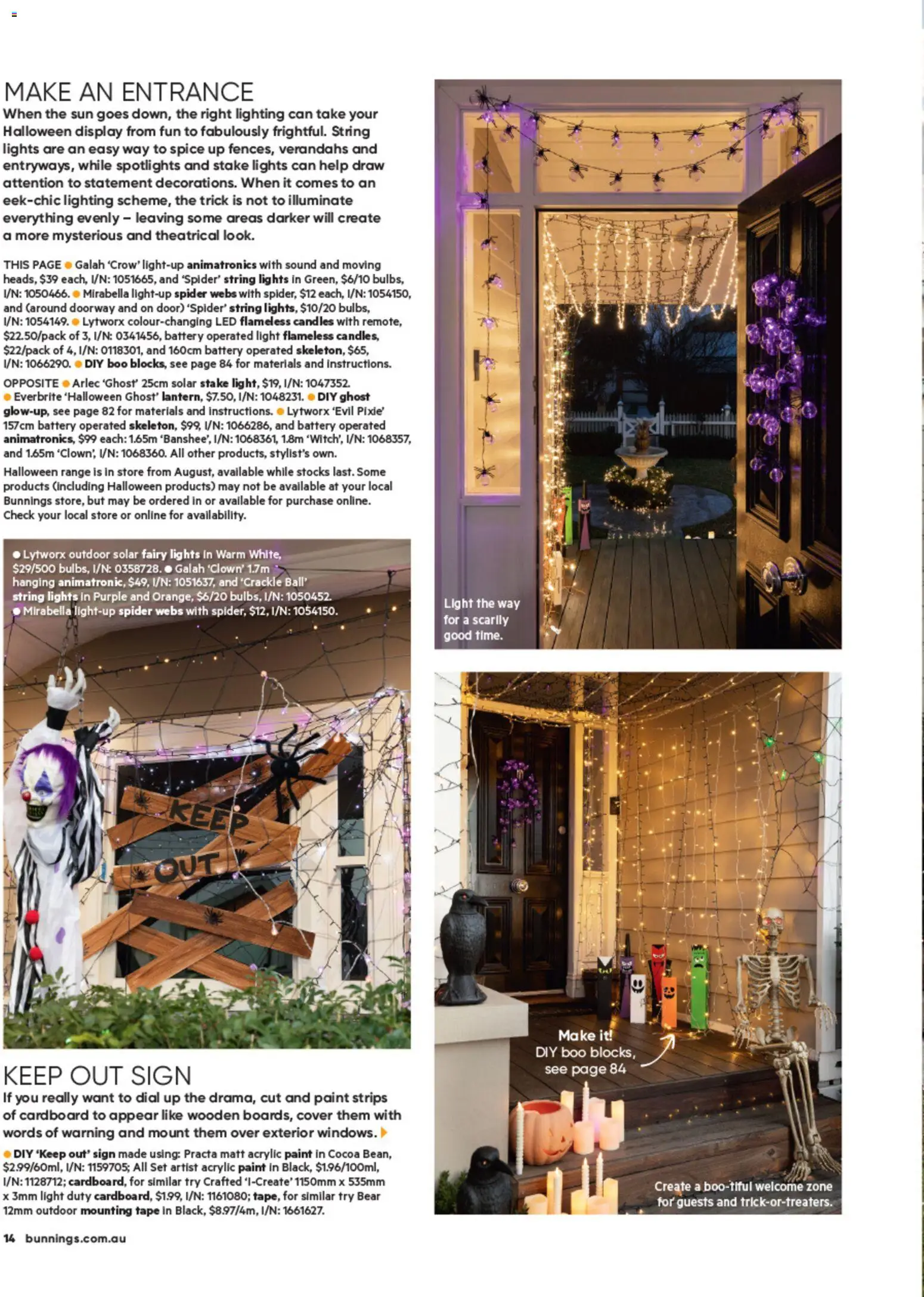 Bunnings Warehouse catalogue - valid from 01/10/2026 | Page: 14 | Products: Battery, Light, Cocoa, Lighting