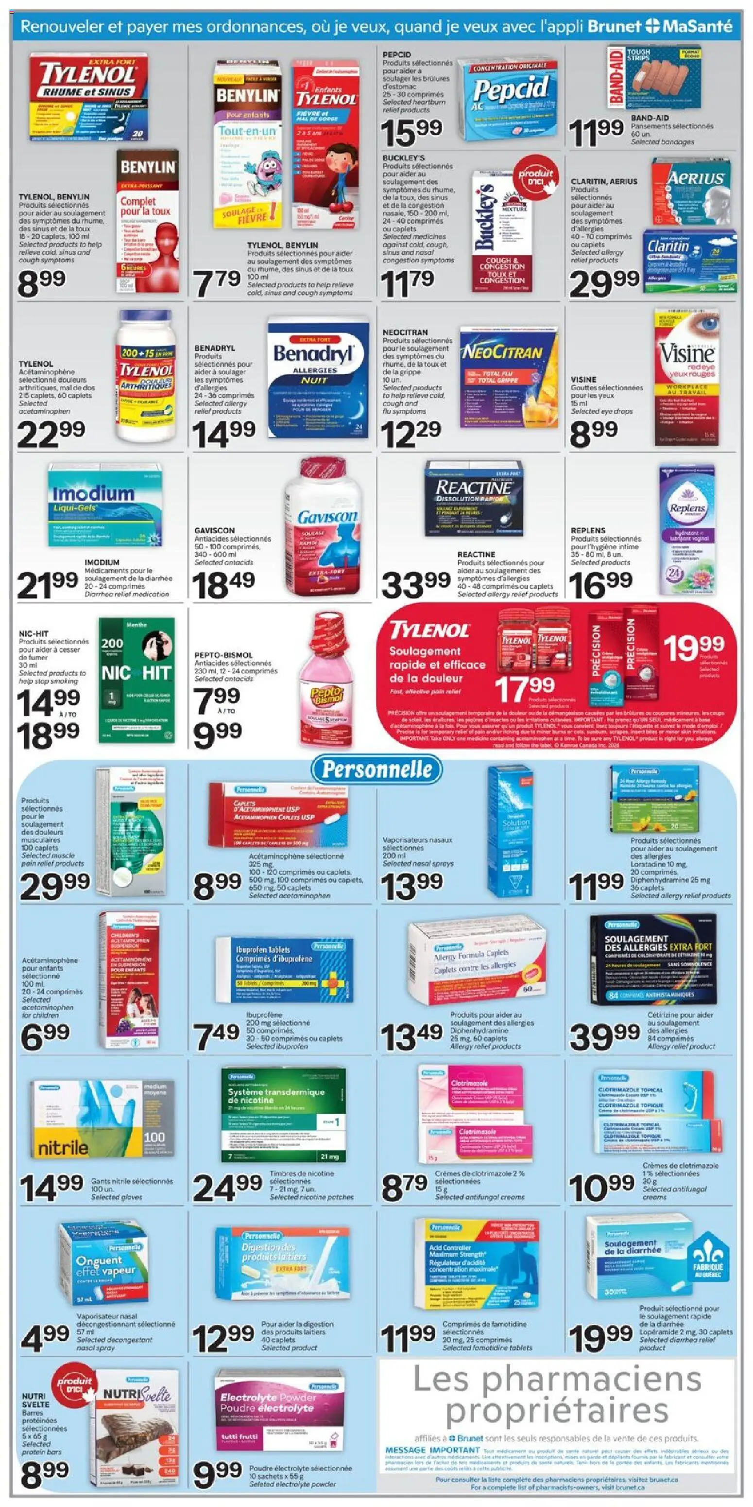 Brunet flyer valid from Aug 6, 2026 | Page: 2 | Products: Gloves, Powder