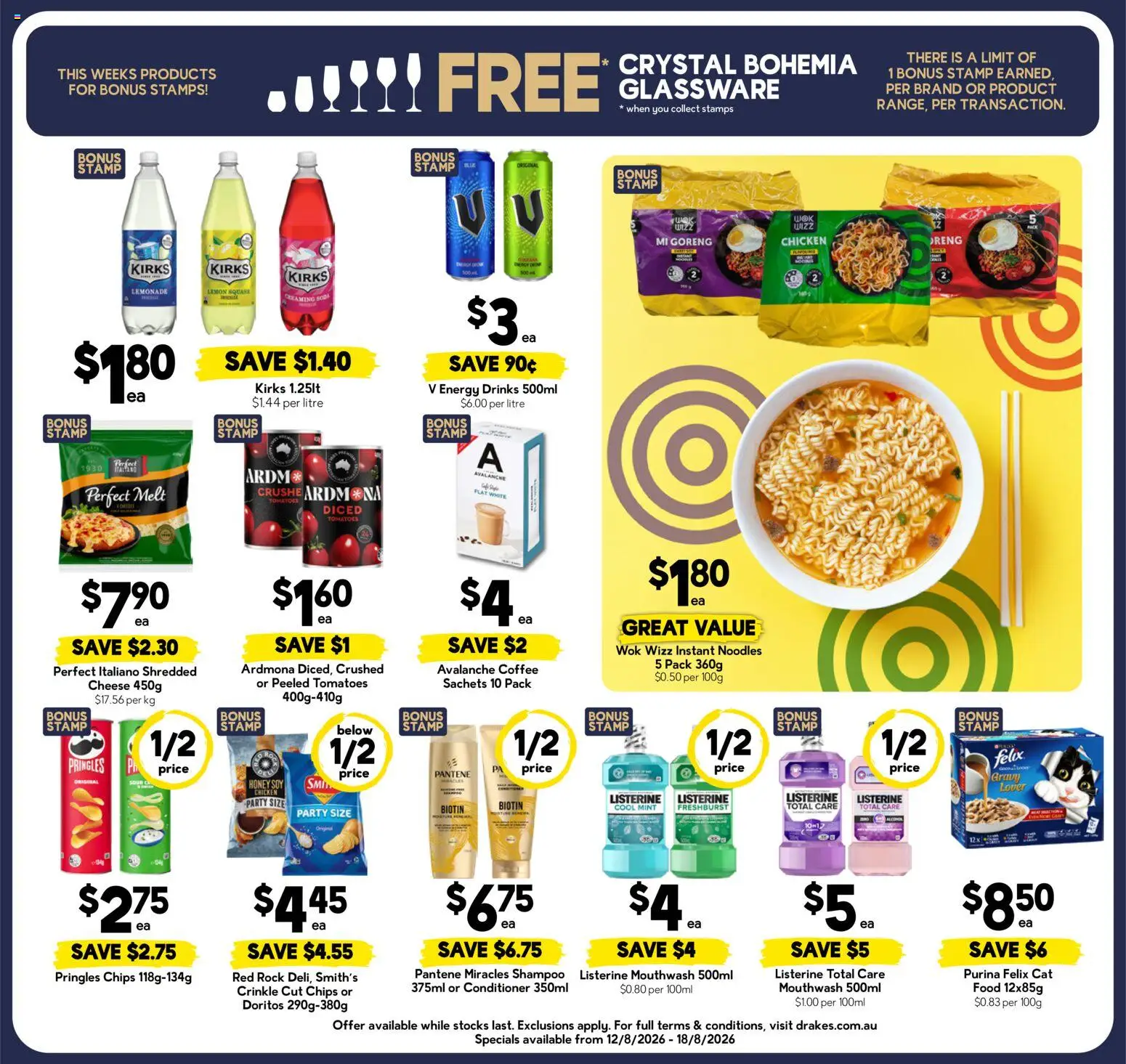 Drakes catalogue - valid from 12/08/2026 | Page: 3 | Products: Drinks, Glassware, Honey, Sachets