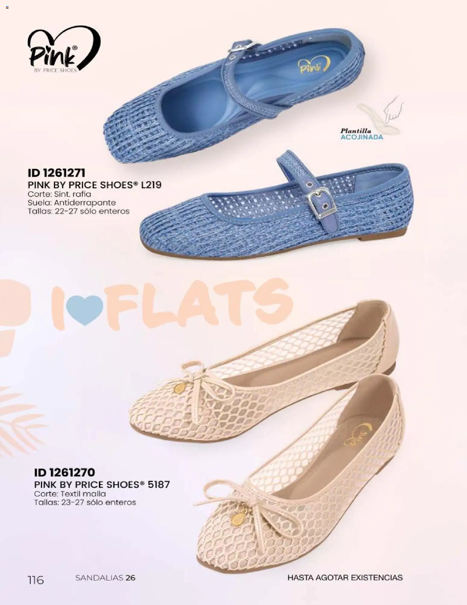 Nuevas ofertas de Price Shoes válidas en toda la República Mexicana desde el 23/06/2026. ¡Encuentra las mejores ofertas en Price Shoes catálogo Sandalias 2026! | Página: 116 | Productos: Sandalias, Malla