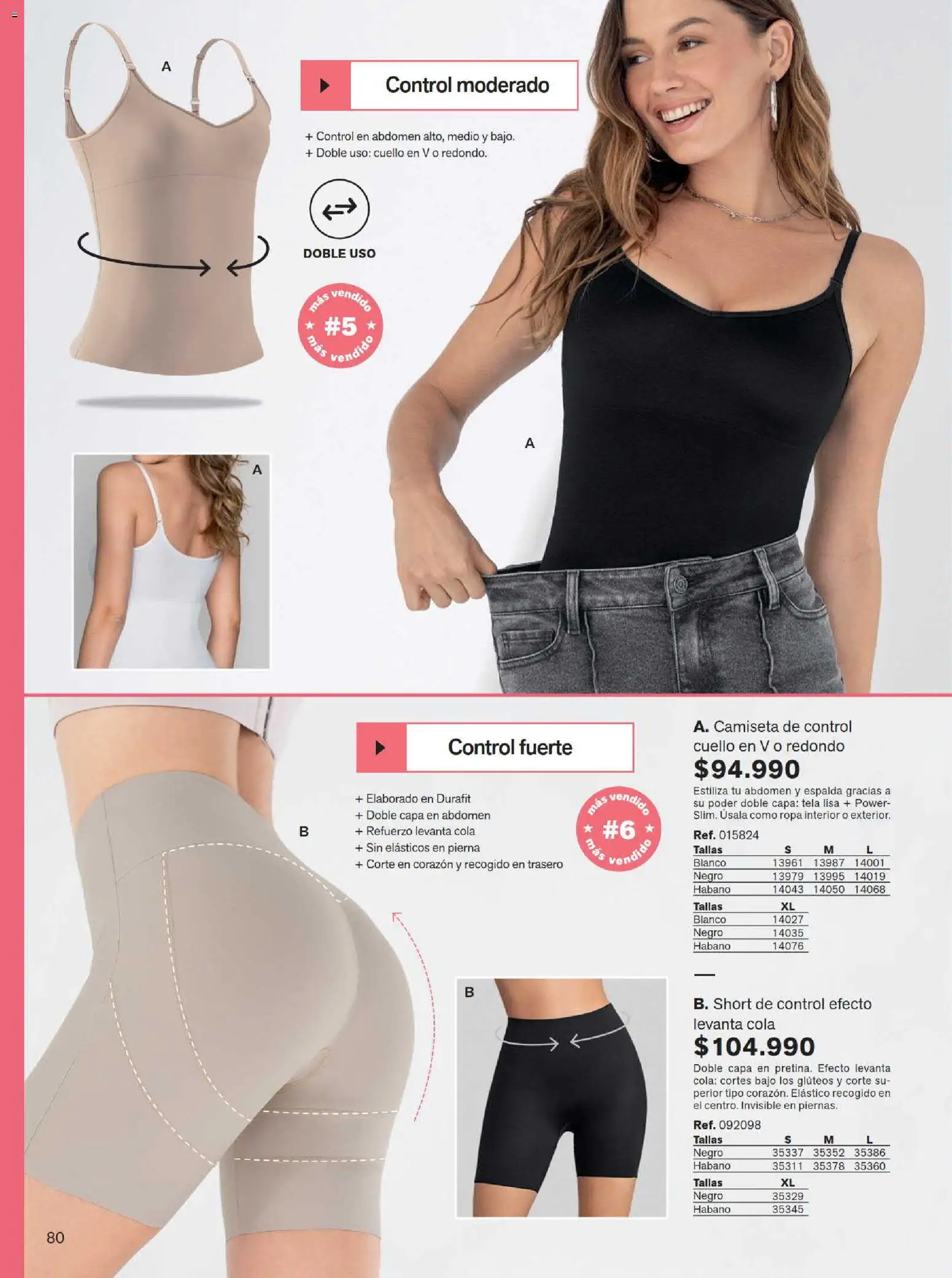 Leonisa revista - valida desde el 15/07/2026 | Página: 80 | Productos: Camiseta, Cuello, Ropa, Ropa interior