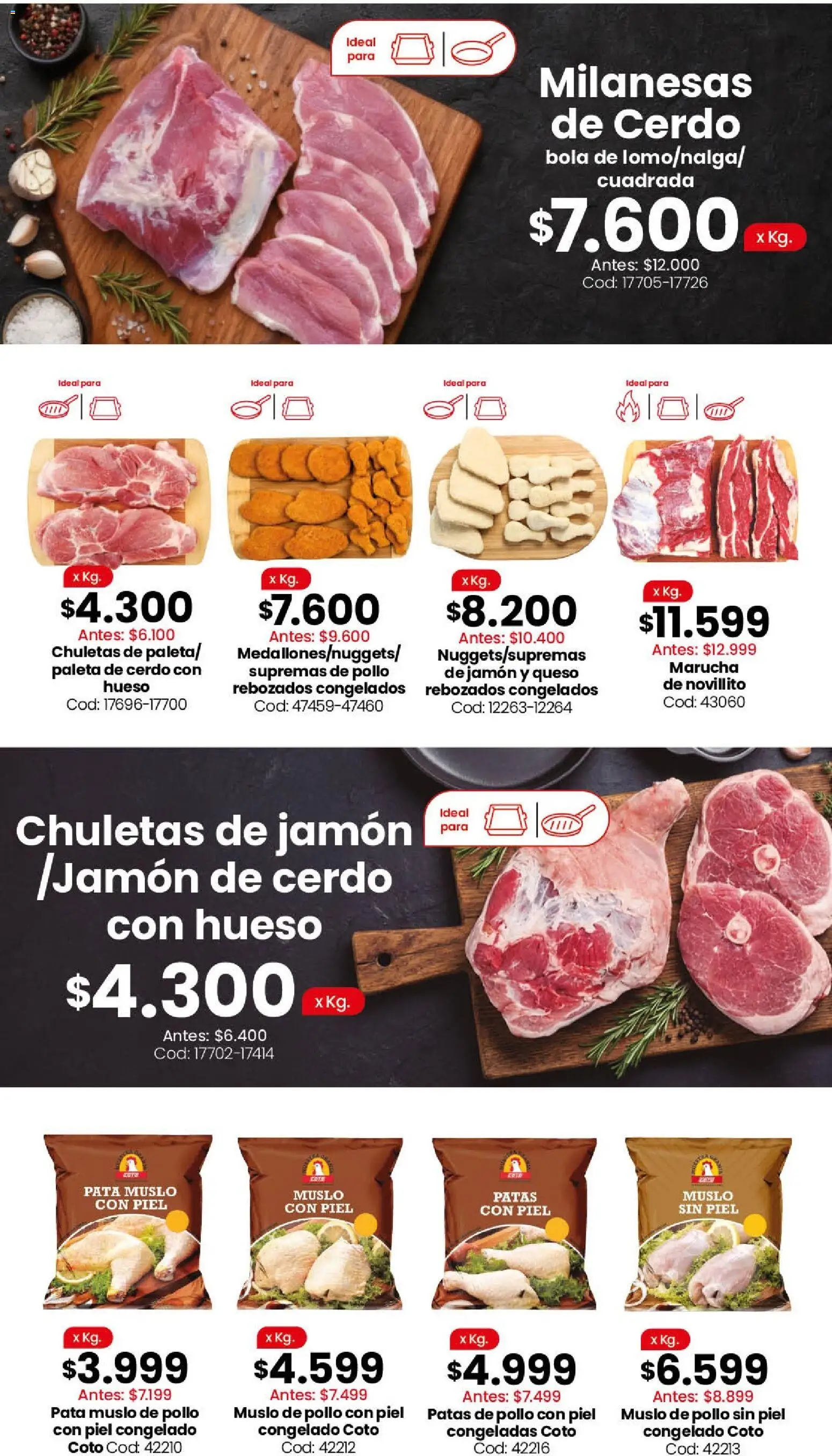 Coto - Ofertas │ válido desde el 14/09/2026 | Página: 2 | Productos: Milanesas, Paleta de cerdo, Paleta, Cerdo