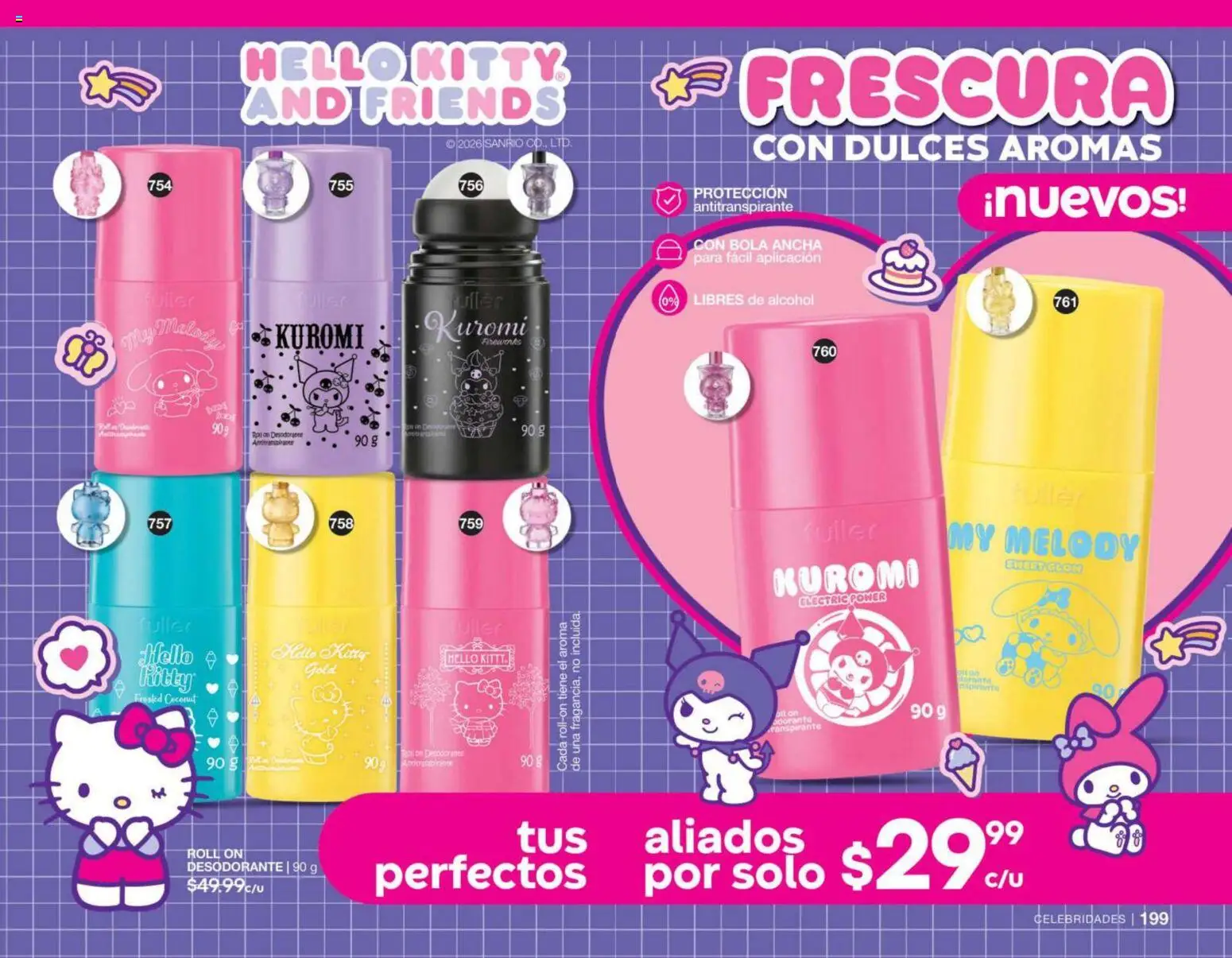 Nuevas ofertas de Fuller válidas en toda la República Mexicana desde el 02/09/2026. ¡Encuentra las mejores ofertas en Fuller campaña 11 2026! | Página: 101 | Productos: Desodorante, Antitranspirante, Dulces, Alcohol