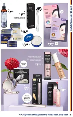 Preview of Aldi catalogue  - valid from 29.04.2026 | Page: 5 | Products: Linen, Powder, Mask