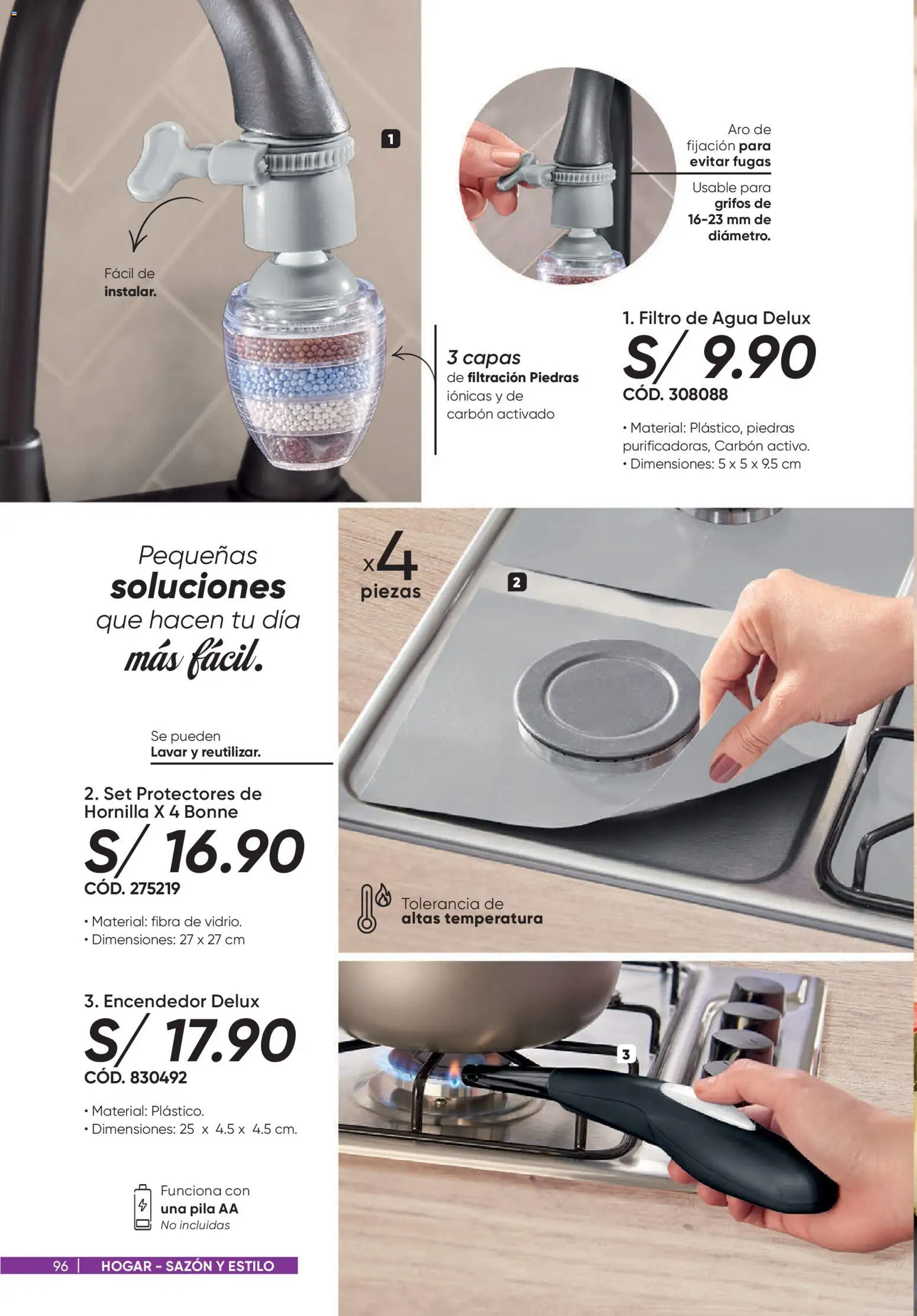 Catálogo Azzorti válido desde 14/08/2026 | Página: 96 | Productos: Hornilla