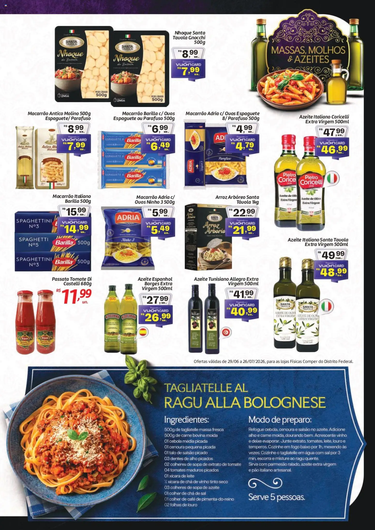 Comper Folheto - válido de 29/06/2026 | Página: 13 | Produtos: Arroz, Carne, Cenoura, Sal