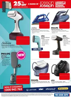 Preview of The Good Guys catalogue SPRING CLEAN - valid from 26/08/2026 | Page: 27 | Products: Water, Laundry, Iron, Bathroom