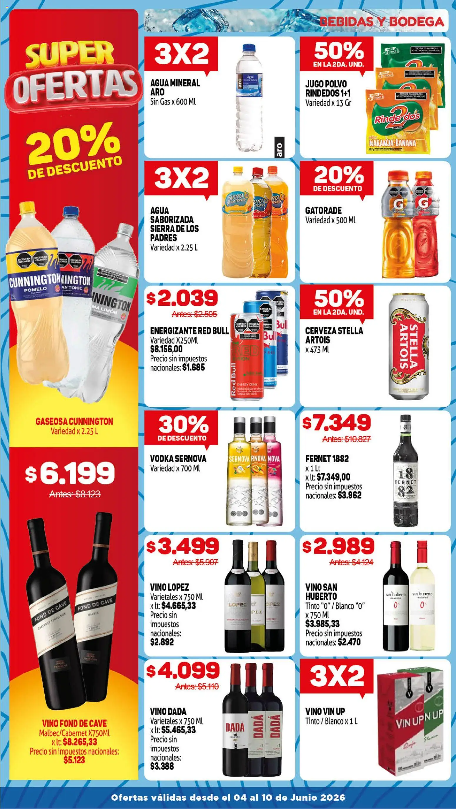 Makro ofertas │ válido desde el 04.06.2026 | Página: 11 | Productos: Vodka, Agua, Limón, Jugo