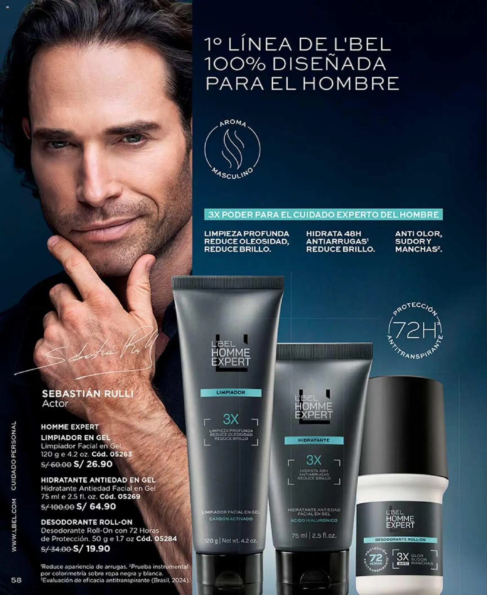 Catálogo L'Bel válido desde 04.04.2026 | Página: 58 | Productos: Desodorante, Antitranspirante, Ropa