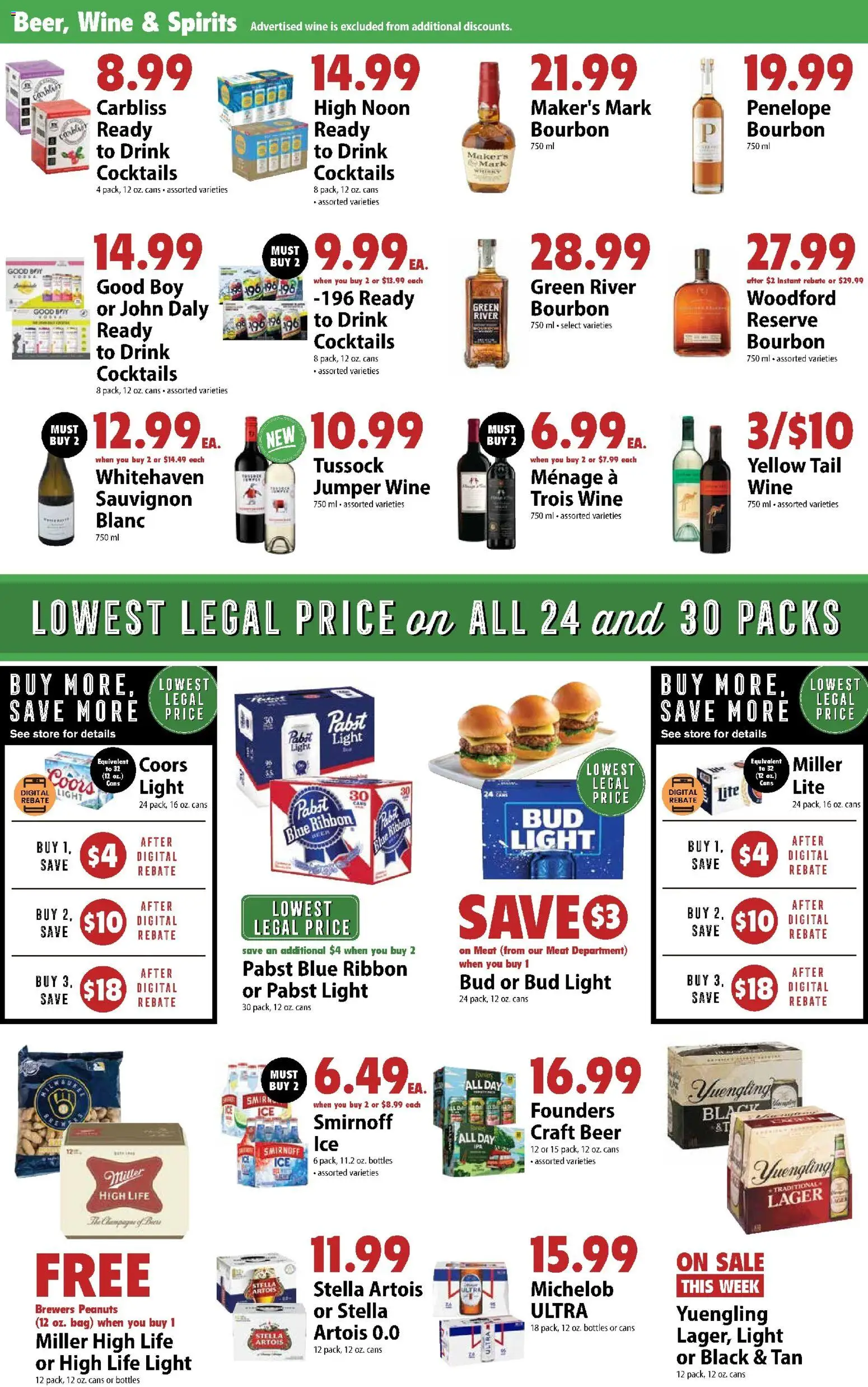 Festival Foods Weekly Ad - valid from 09/23/2026 | Page: 5 | Products: Meat, Beer, Peanuts, Cocktails