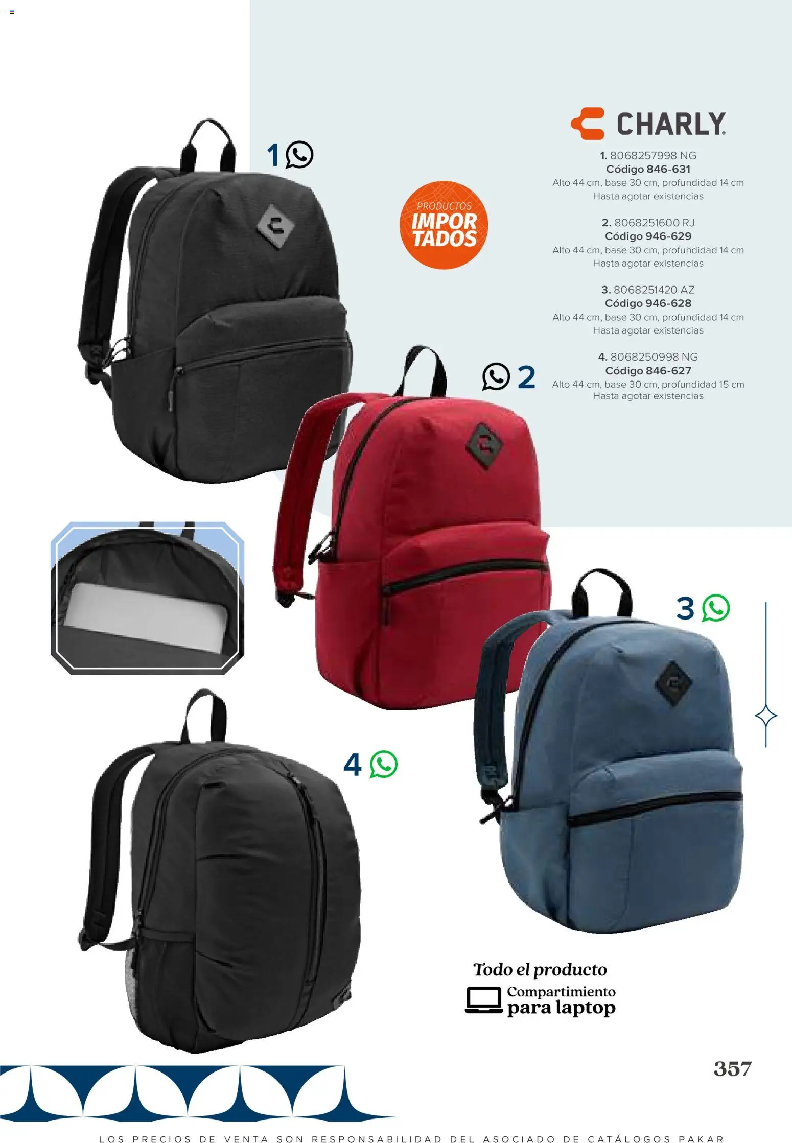 Nuevas ofertas de SC Pakar válidas en toda la República Mexicana desde el 31/07/2026. ¡Encuentra las mejores ofertas en SC Pakar catálogo Hombre! | Página: 357