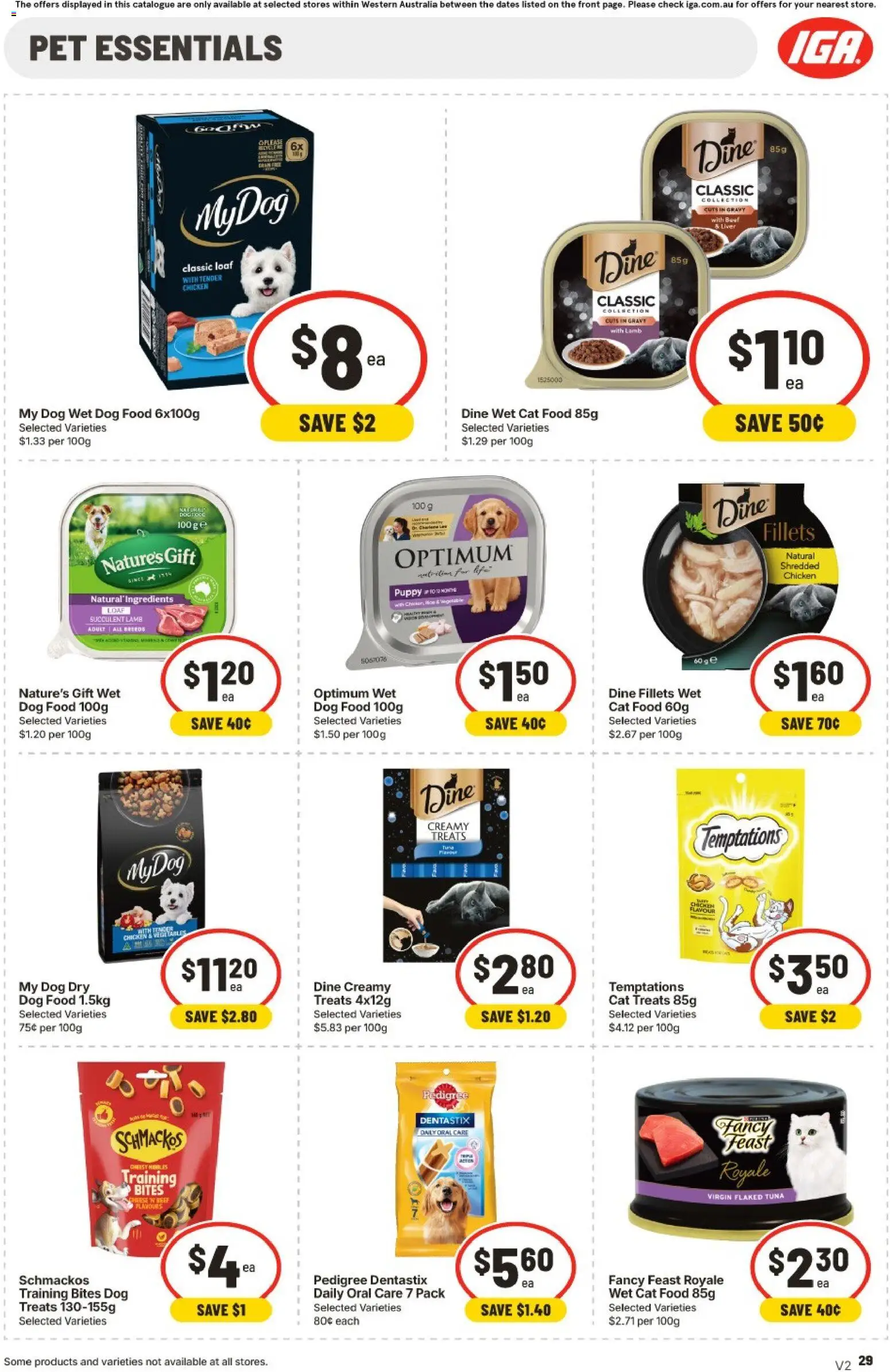 IGA catalogue - valid from 22/07/2026 | Page: 29 | Products: Chicken, Lamb, Beef, Dog food
