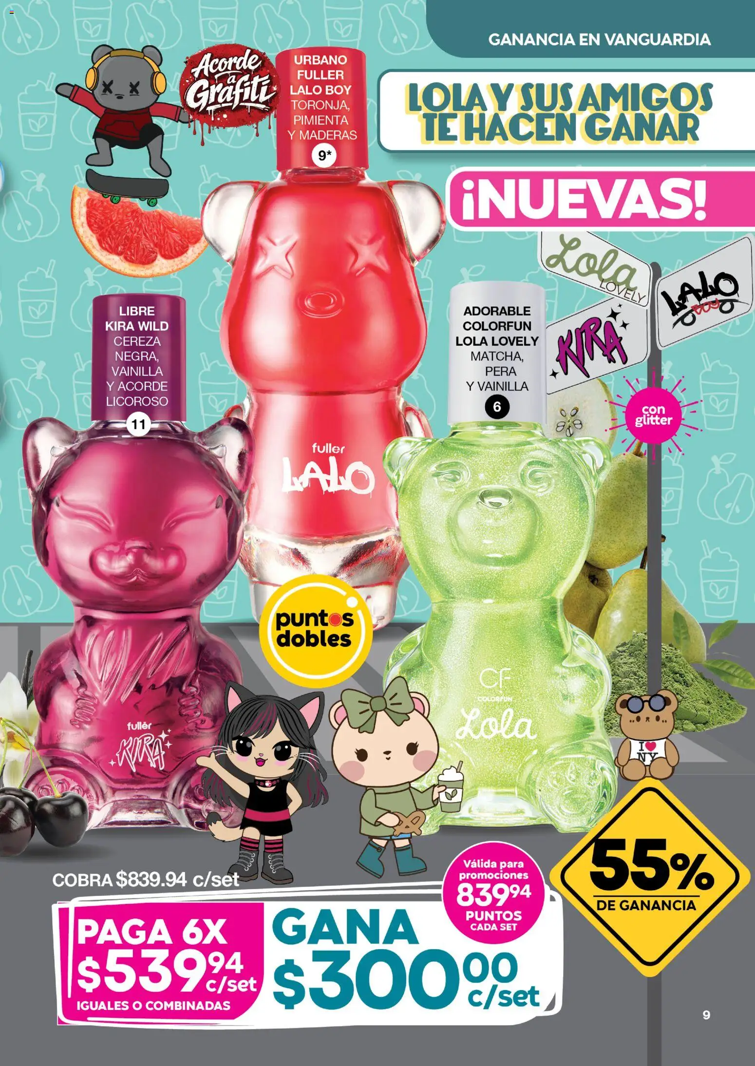Nuevas ofertas de Fuller válidas en toda la República Mexicana desde el 22/07/2026. ¡Encuentra las mejores ofertas en Fuller Gana Más 8 2026! | Página: 9 | Productos: Pera, Pimienta, Glitter, Té