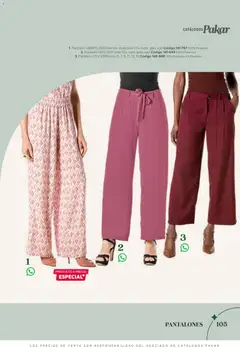 Vista previa de SC Pakar catálogo Ropa, nuevo folleto de la tienda, válido en México a partir del 31/07/2026 | Página: 105 | Productos: Pantalones, Vino
