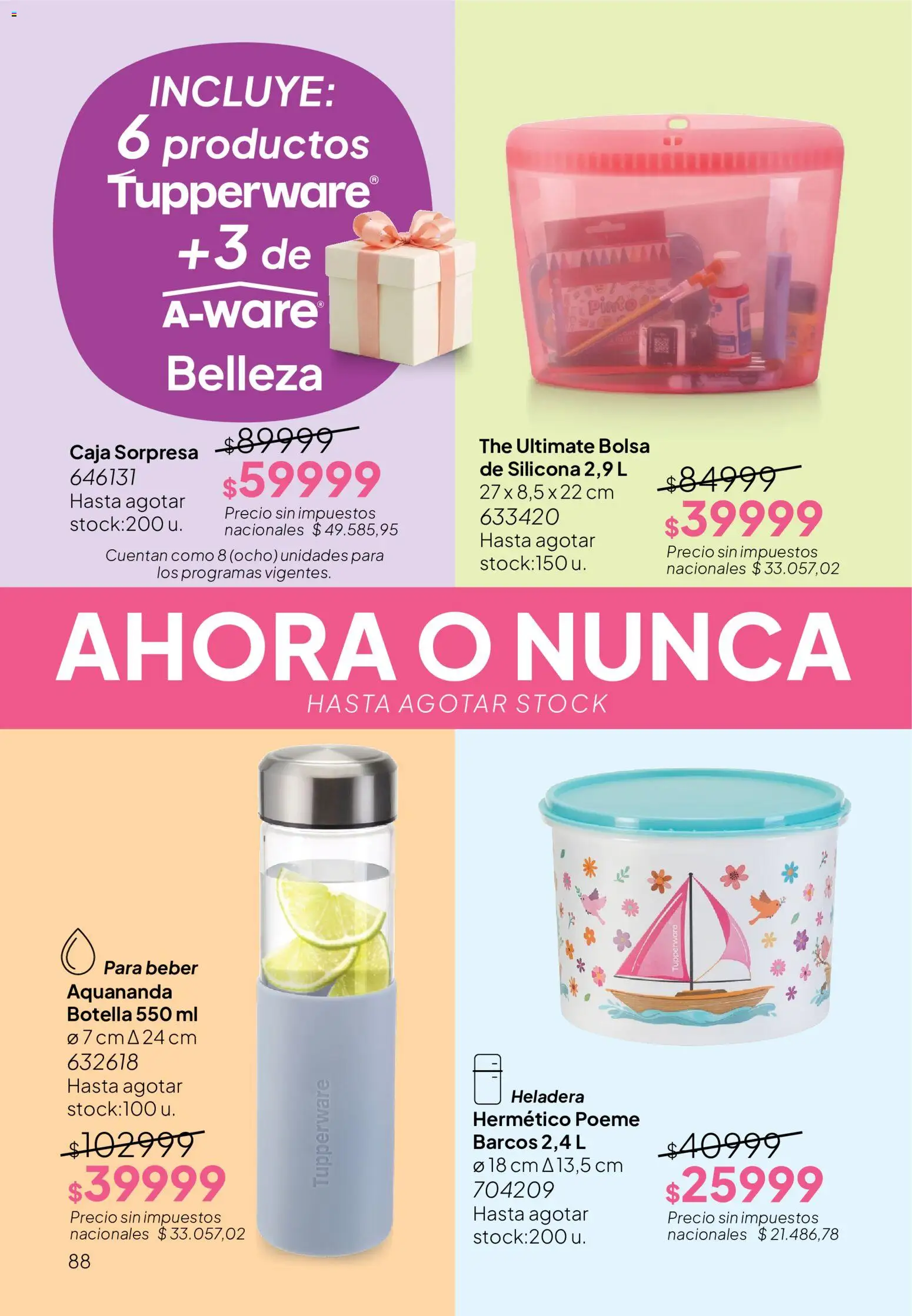 Tupperware Folleto │ válido desde el 01/09/2026 | Página: 89 | Productos: Bolsa, Botella, Caja, Heladera