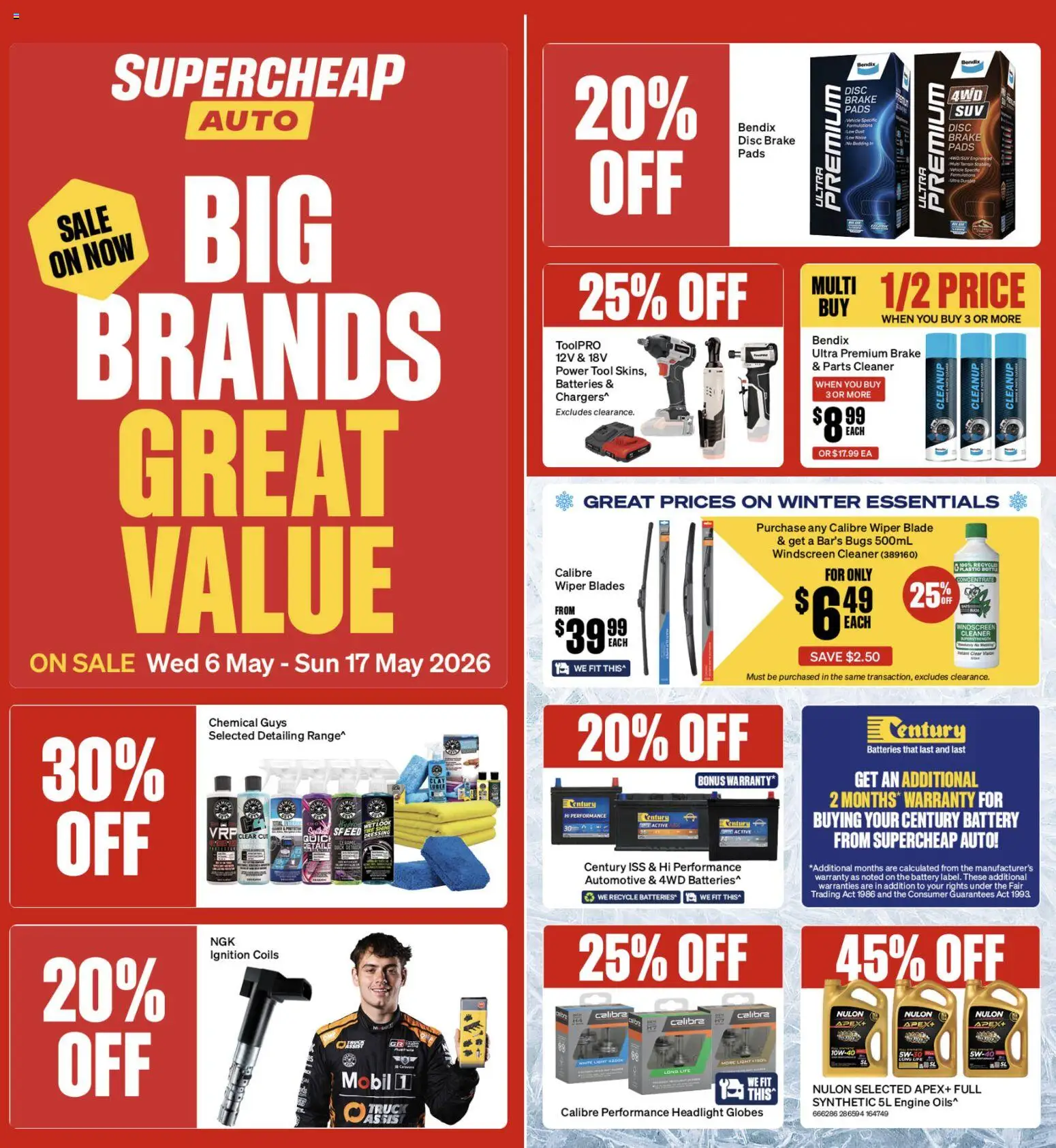Supercheap Auto catalogue from 06.05.2026 | Page: 1