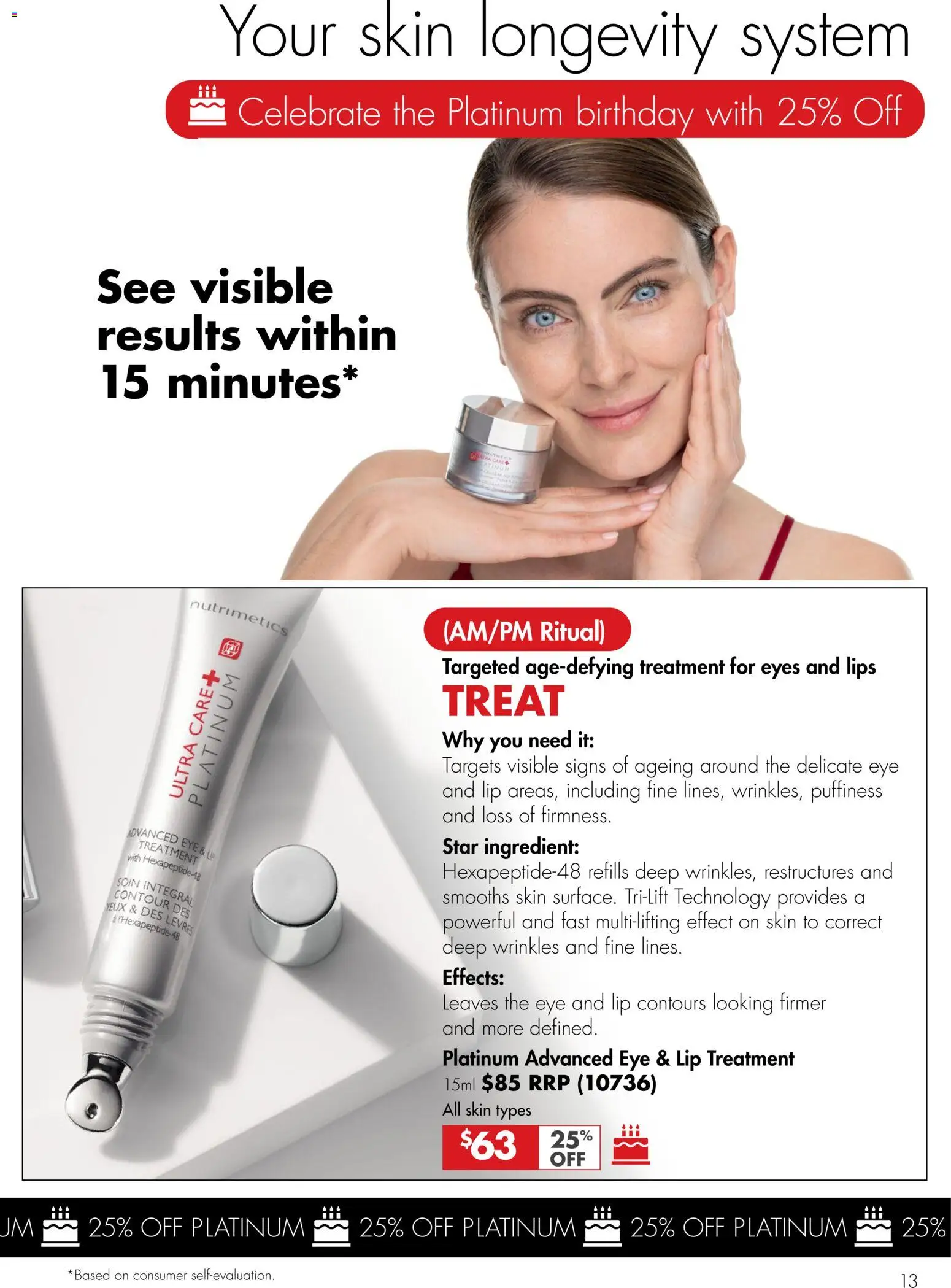 Nutrimetics catalogue - valid from 16/08/2026 | Page: 13 | Products: Contour, Treatment