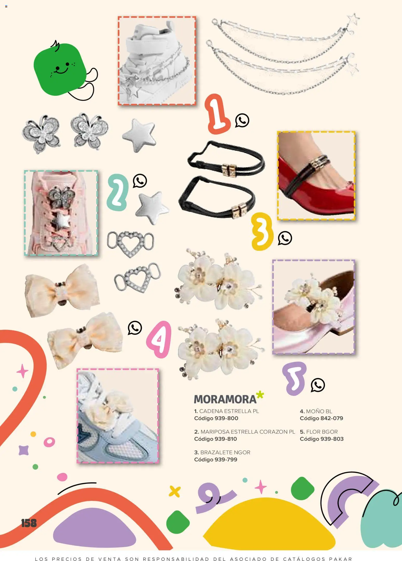 Nuevas ofertas de SC Pakar válidas en toda la República Mexicana desde el 30.01.2026. ¡Encuentra las mejores ofertas en SC Pakar catálogo Niña! | Página: 158 | Productos: Moño, Brazalete, Cadena