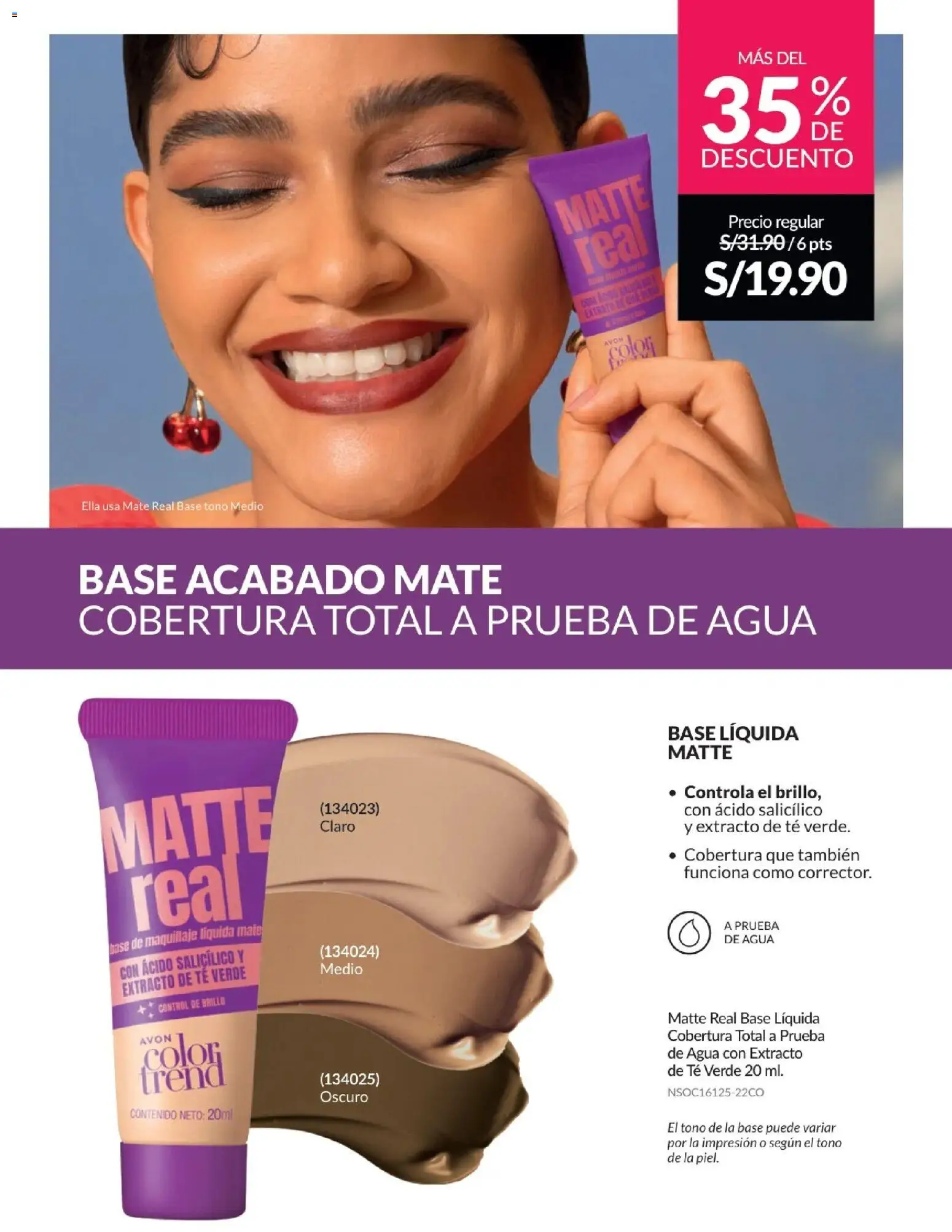 Catálogo Avon válido desde 24.05.2026 | Página: 70 | Productos: Té, Maquillaje