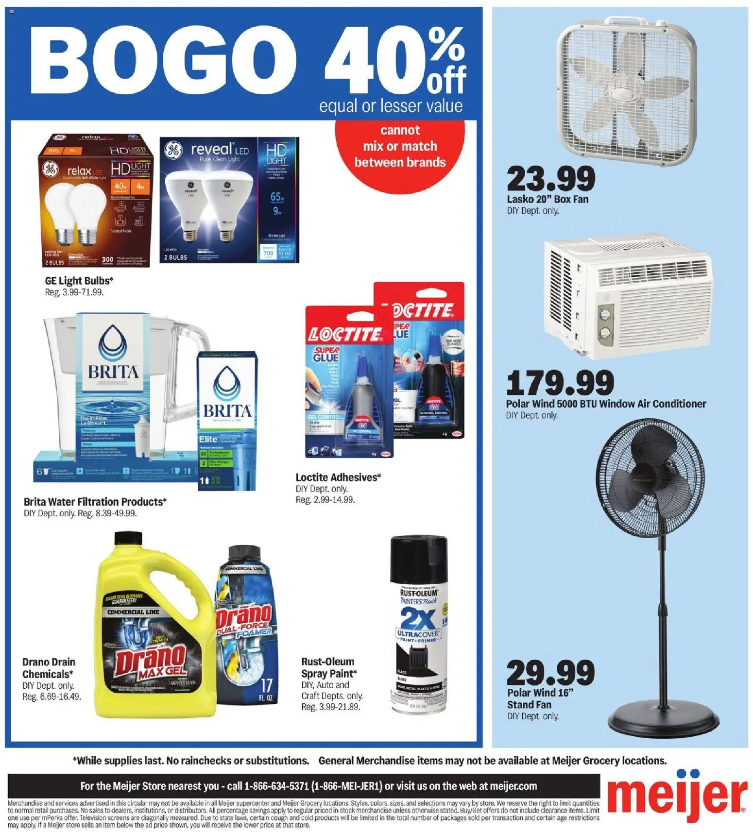 Meijer Ad - valid from 07/29/2026 | Page: 7 | Products: Box, Conditioner, Water, Salt