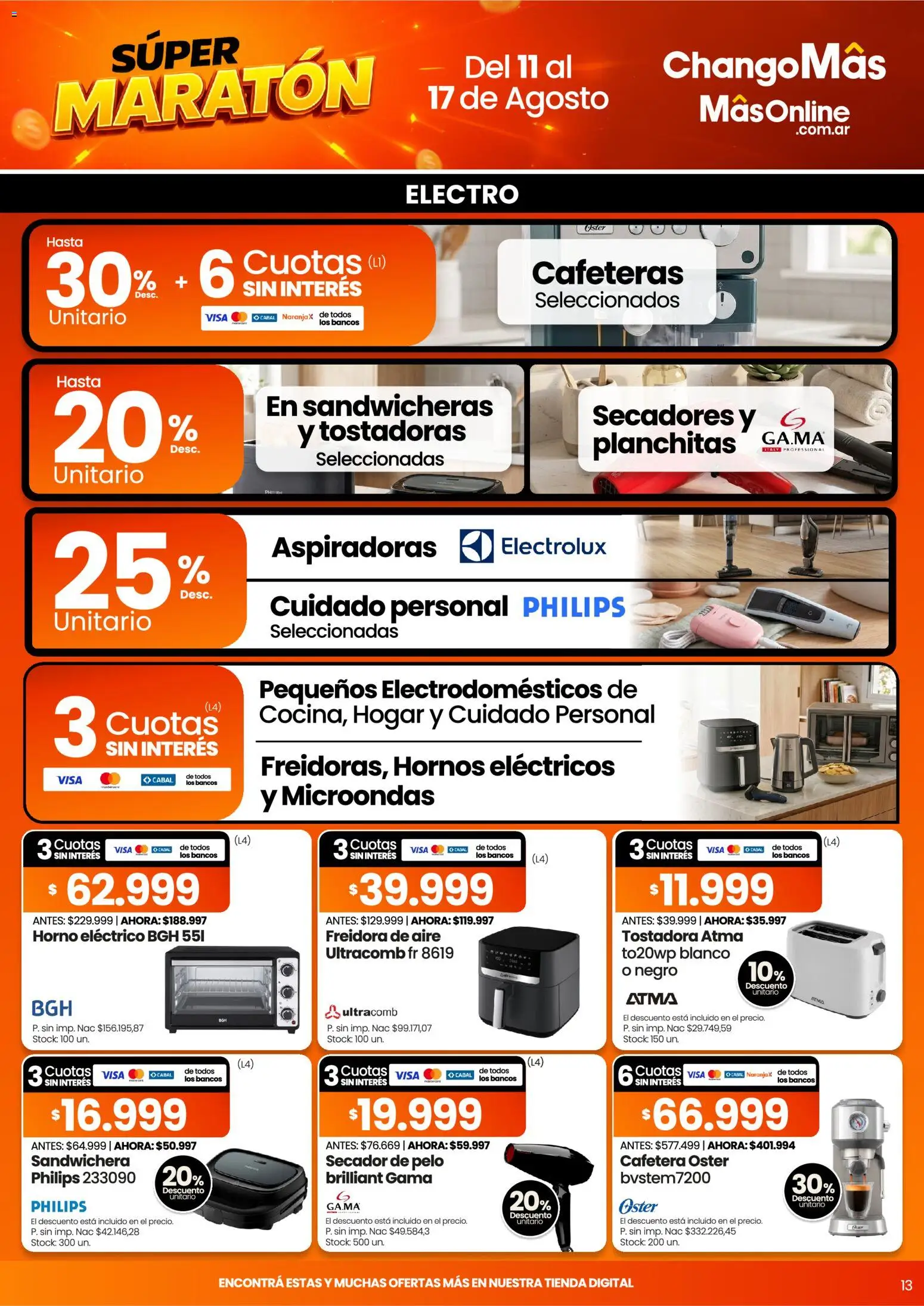 Changomas ofertas │ válido desde el 11/08/2026 | Página: 13