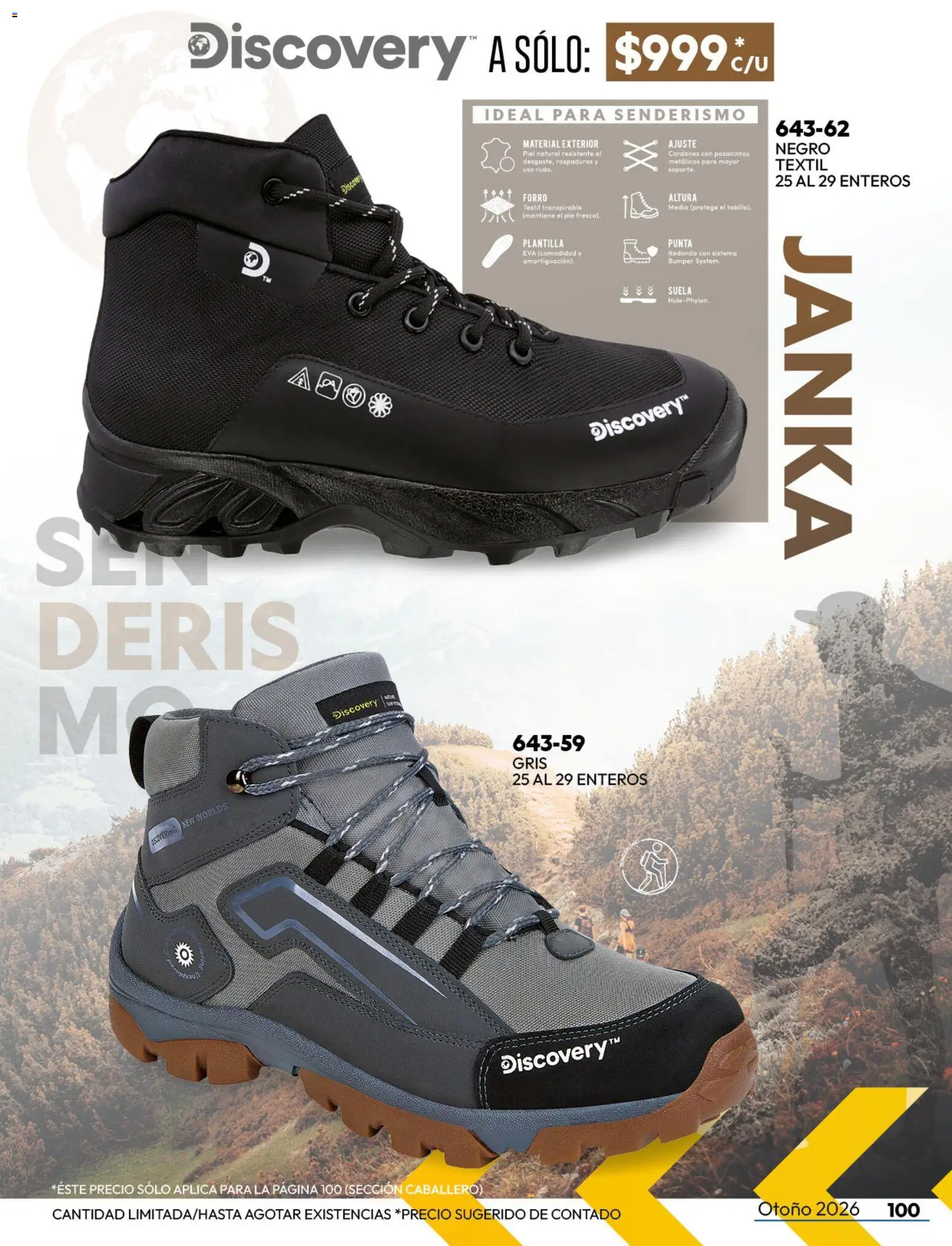 Nuevas ofertas de Cklass válidas en toda la República Mexicana desde el 08/07/2026. ¡Encuentra las mejores ofertas en Cklass catálogo Sportbrands caballero! | Página: 109 | Productos: Cordones
