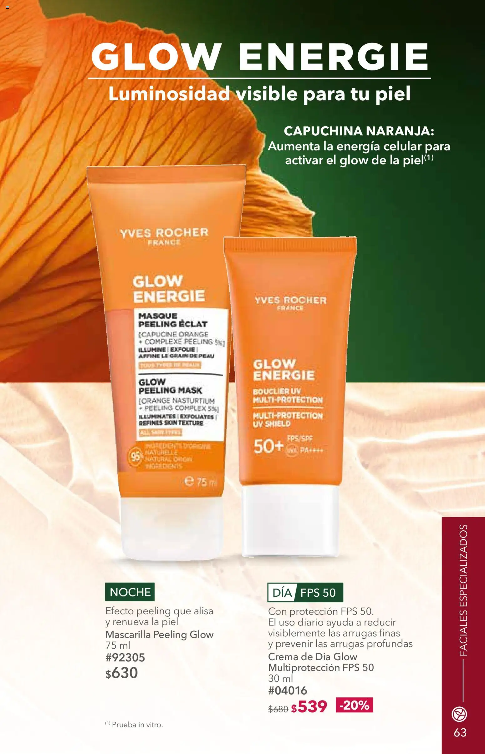Nuevas ofertas de Yves Rocher válidas en toda la República Mexicana desde el 06/10/2026. ¡Encuentra las mejores ofertas en Yves Rocher campaña 14 2026! | Página: 65 | Productos: Crema, Mascarilla, Peeling