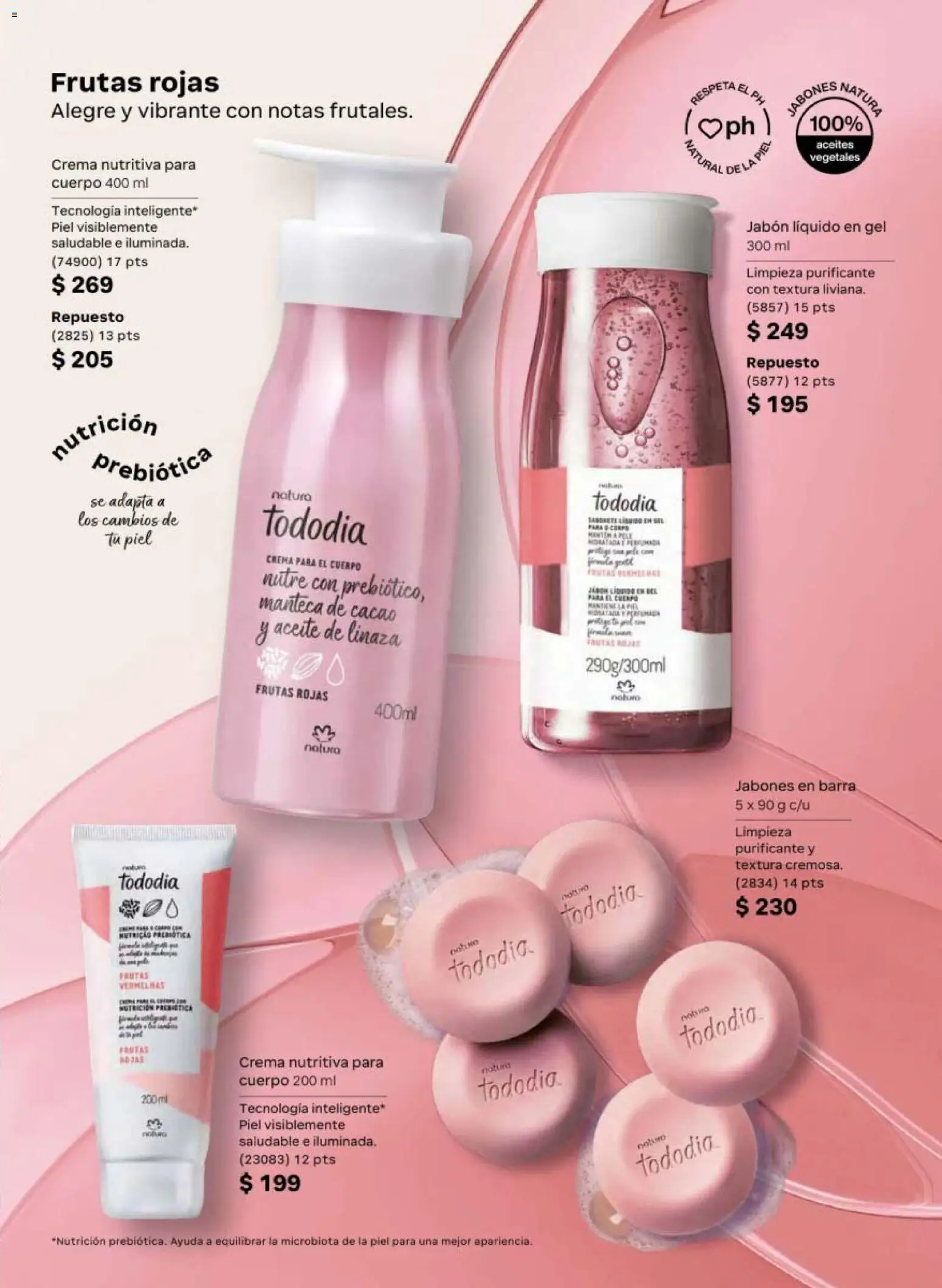 Nuevas ofertas de Natura válidas en toda la República Mexicana desde el 20/02/2026. ¡Encuentra las mejores ofertas en Natura campaña 4 2026! | Página: 107 | Productos: Jabón líquido, Crema, Aceite, Manteca de cacao