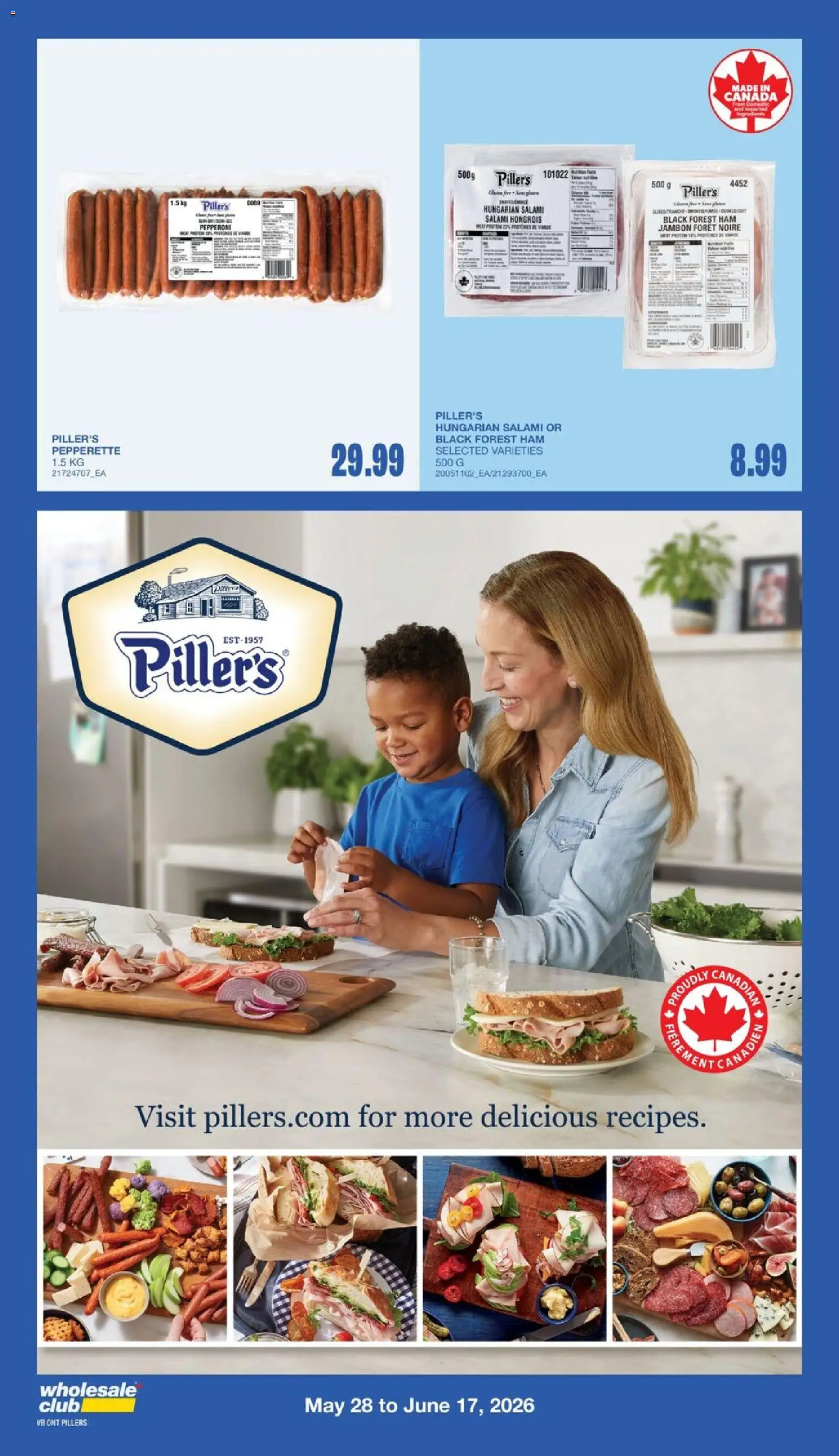 Wholesale Club flyer valid from 14.05.2026 | Page: 23 | Products: Salami, Ham