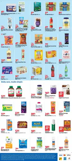 Preview of London Drugs weekly flyer / circulaire from shop London Drugs valid from Jul 17, 2026 | Page: 4 | Products: Tea, Chips, Coffee, Beer