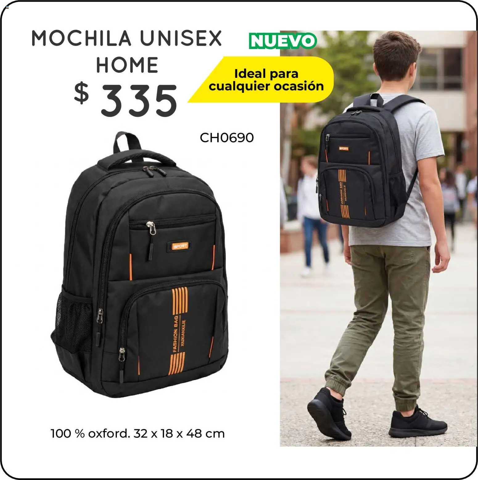 Nuevas ofertas de Colchas Concord válidas en toda la República Mexicana desde el 01/07/2026. ¡Encuentra las mejores ofertas en Colchas Concord catálogo Home! | Página: 164 | Productos: Mochila