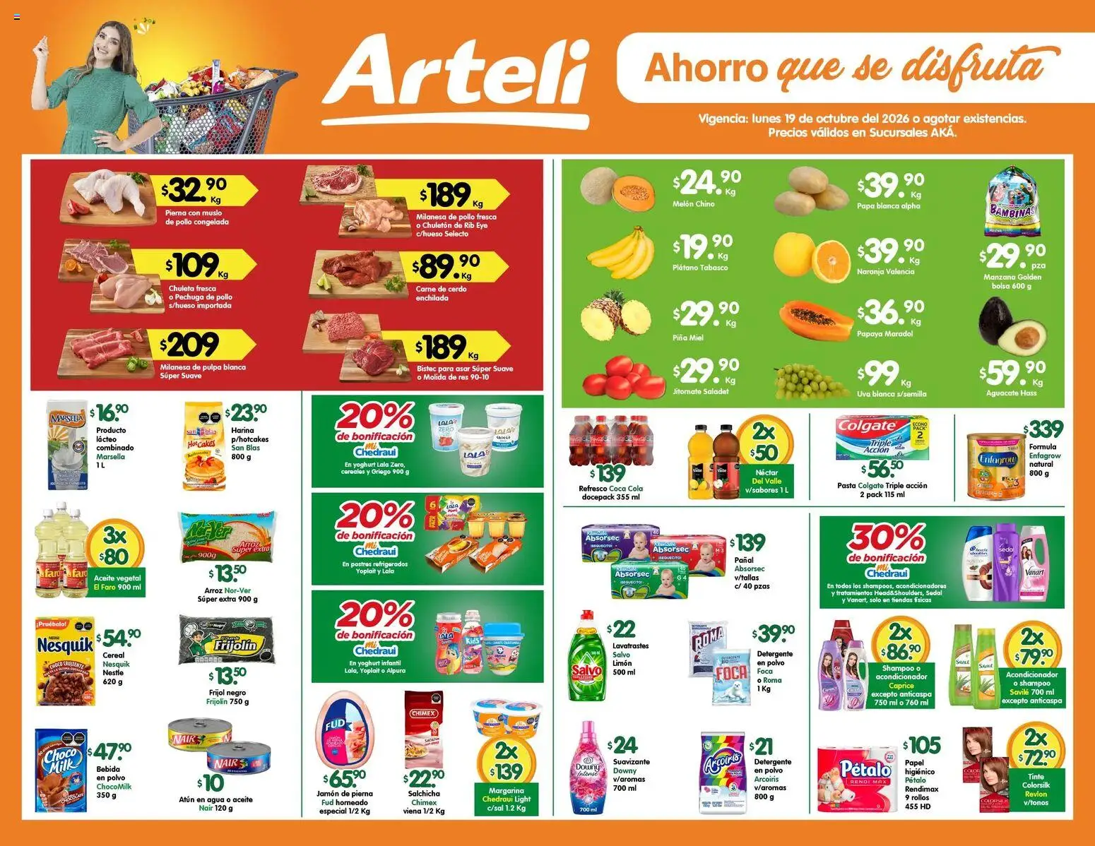 Nuevas ofertas de Arteli válidas en toda la República Mexicana desde el 19/10/2026. ¡Encuentra las mejores ofertas en Arteli folleto Express! | Página: 1