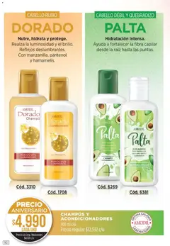 Vista previa Amodil - Campaña 10 válido desde el 01/06/2026 | Página: 90 | Productos: Champú, Acondicionador, Palta