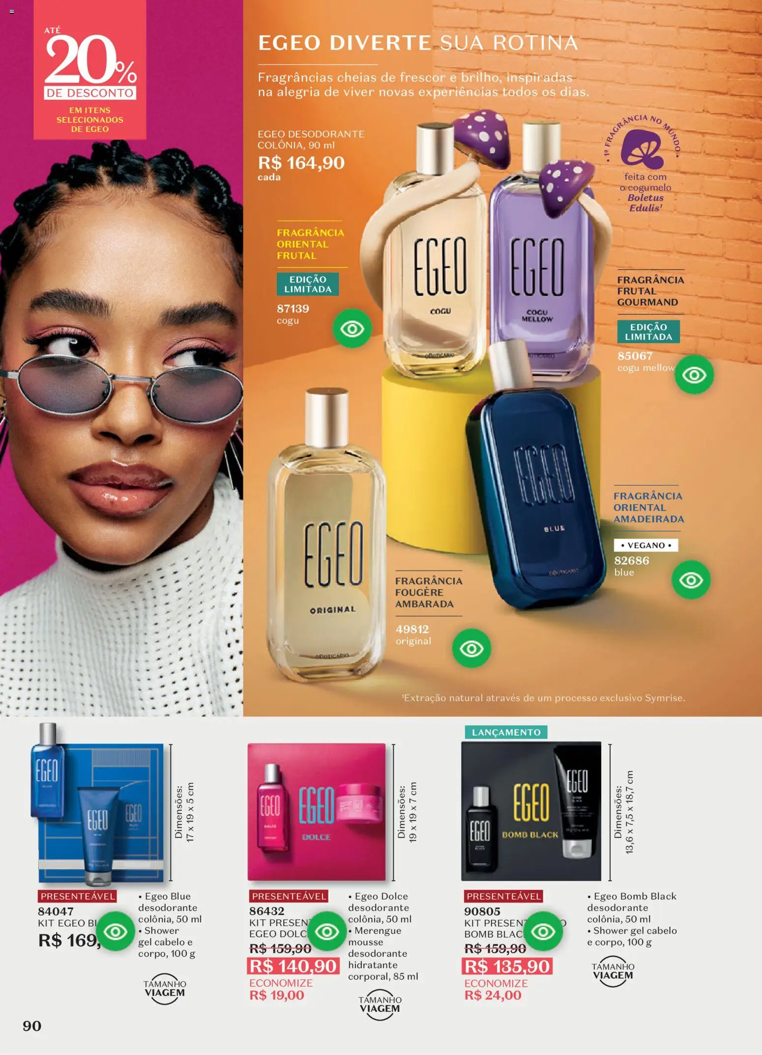 O Boticário Folheto - válido de 10/08/2026 | Página: 94 | Produtos: Mousse, Fragrância, Desodorante, Cogumelo