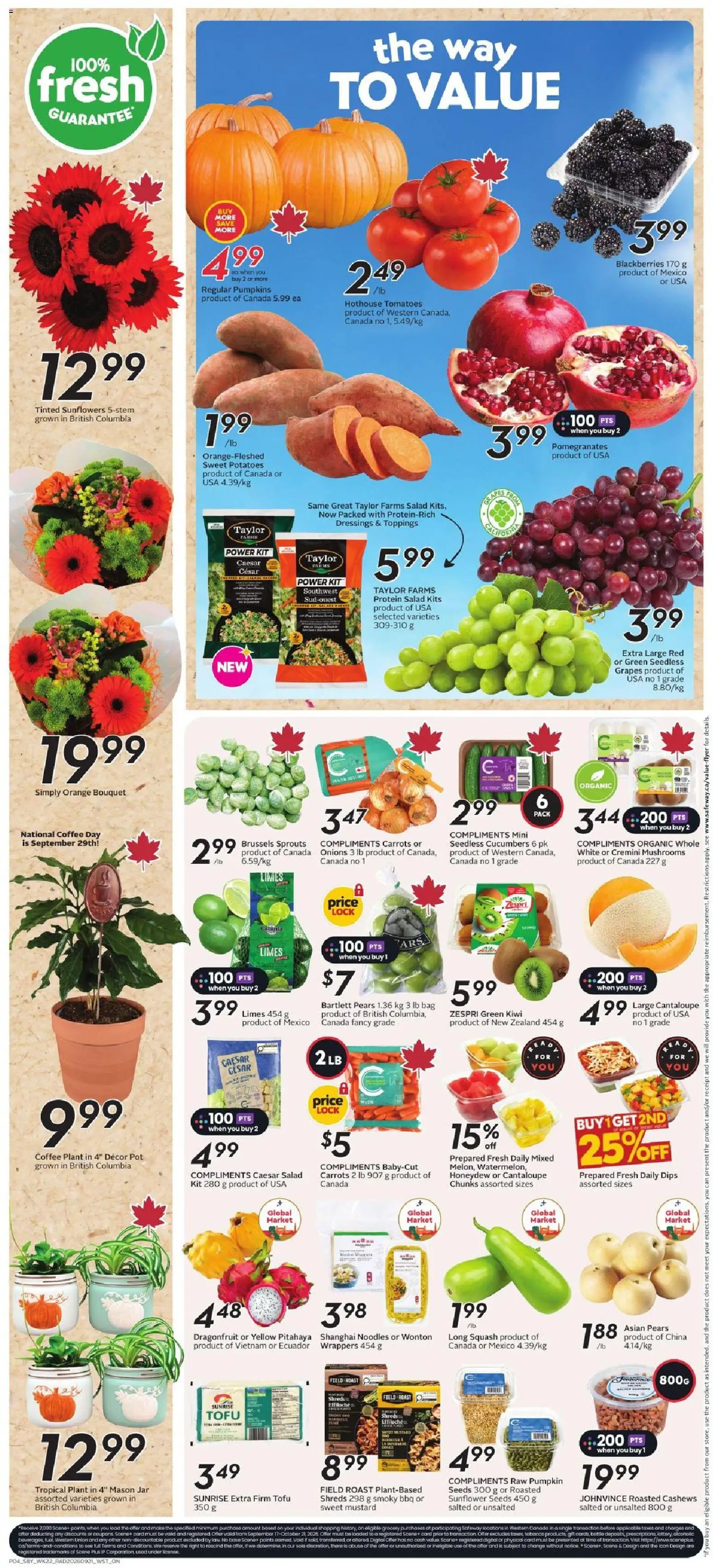 Safeway flyer valid from Sep 24, 2026 | Page: 6