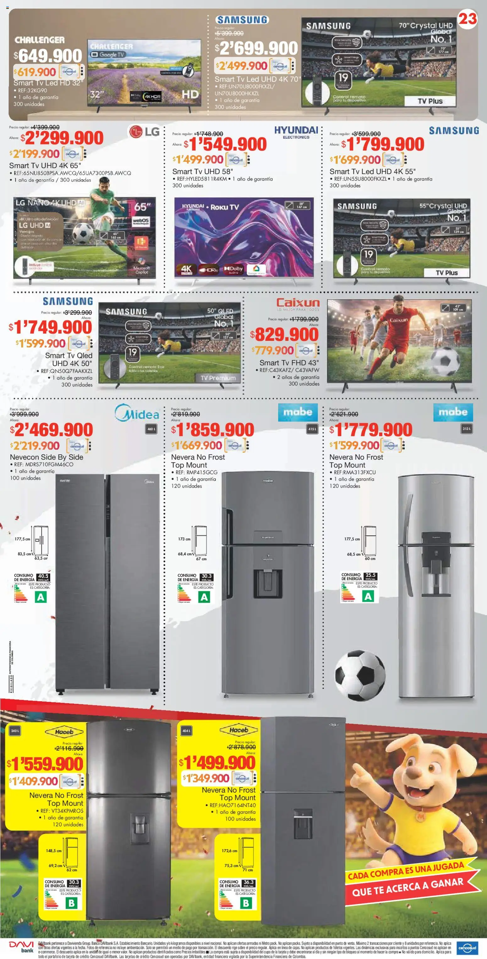 Metro revista - valida desde el 11.06.2026 | Página: 23 | Productos: Sobre, Top, Control remoto, Nevera