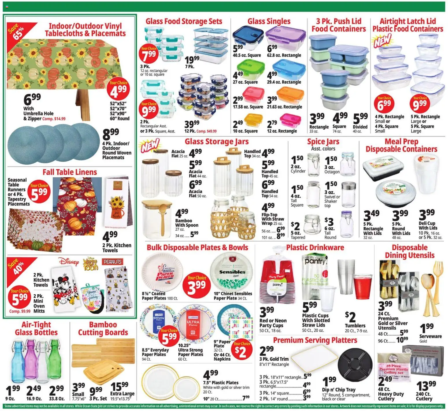 Ocean State Job Lot Weekly Ad - MA - valid from 08/13/2026 | Page: 14 | Products: Trim, Swivel, Paper plates, Oven