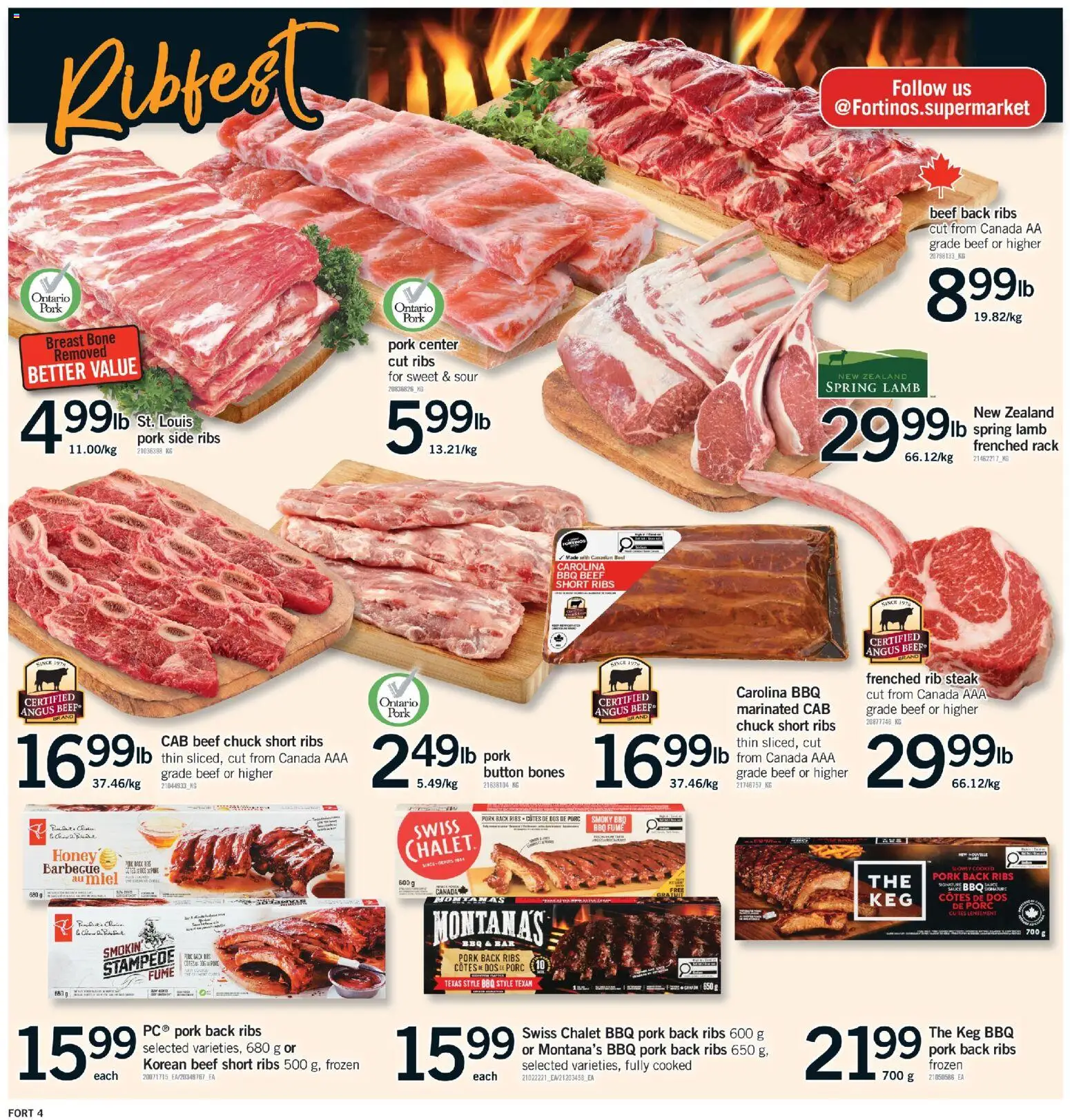 Fortinos flyer valid from 11.06.2026 | Page: 5 | Products: Beef, Pork