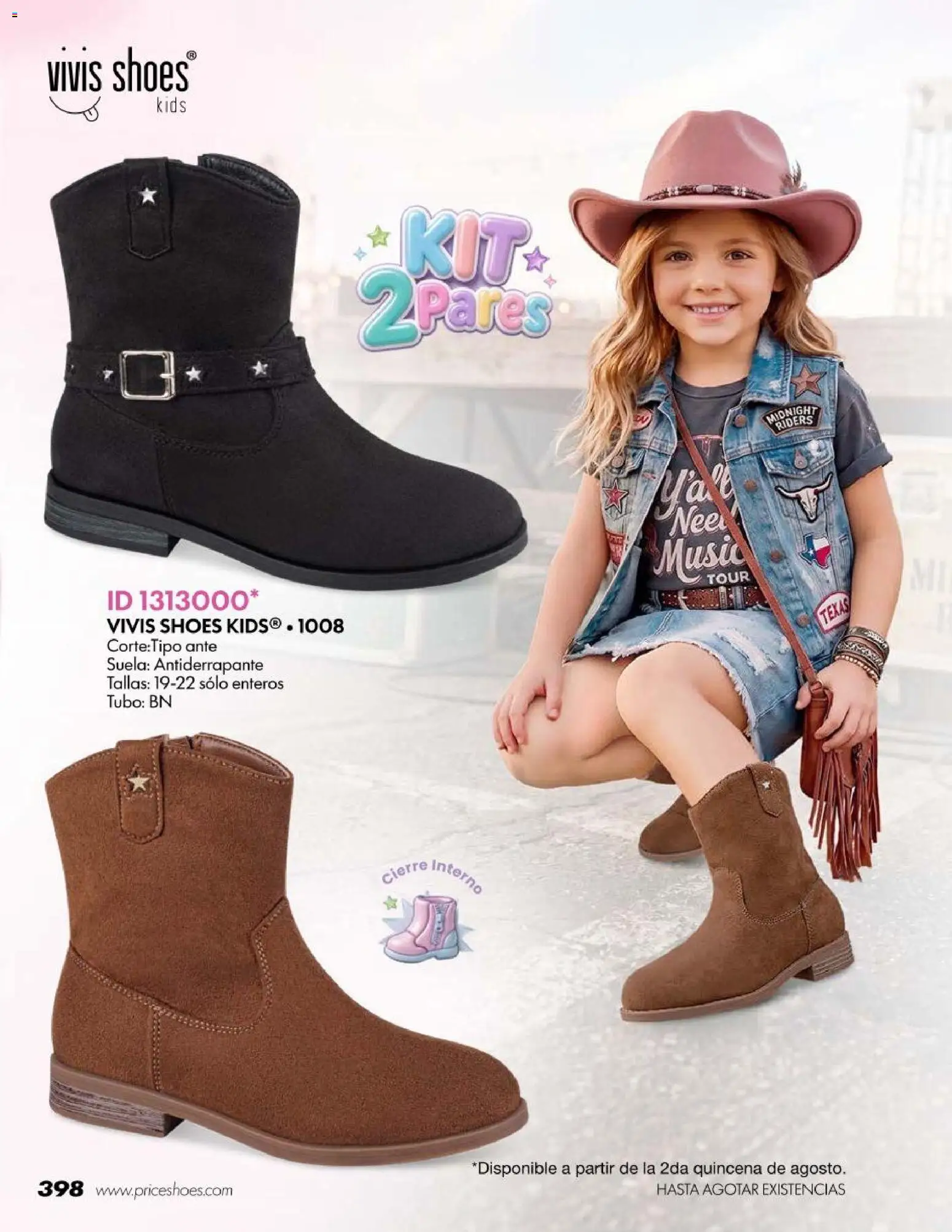 Nuevas ofertas de Price Shoes válidas en toda la República Mexicana desde el 18/07/2026. ¡Encuentra las mejores ofertas en Price Shoes catálogo Botas! | Página: 398