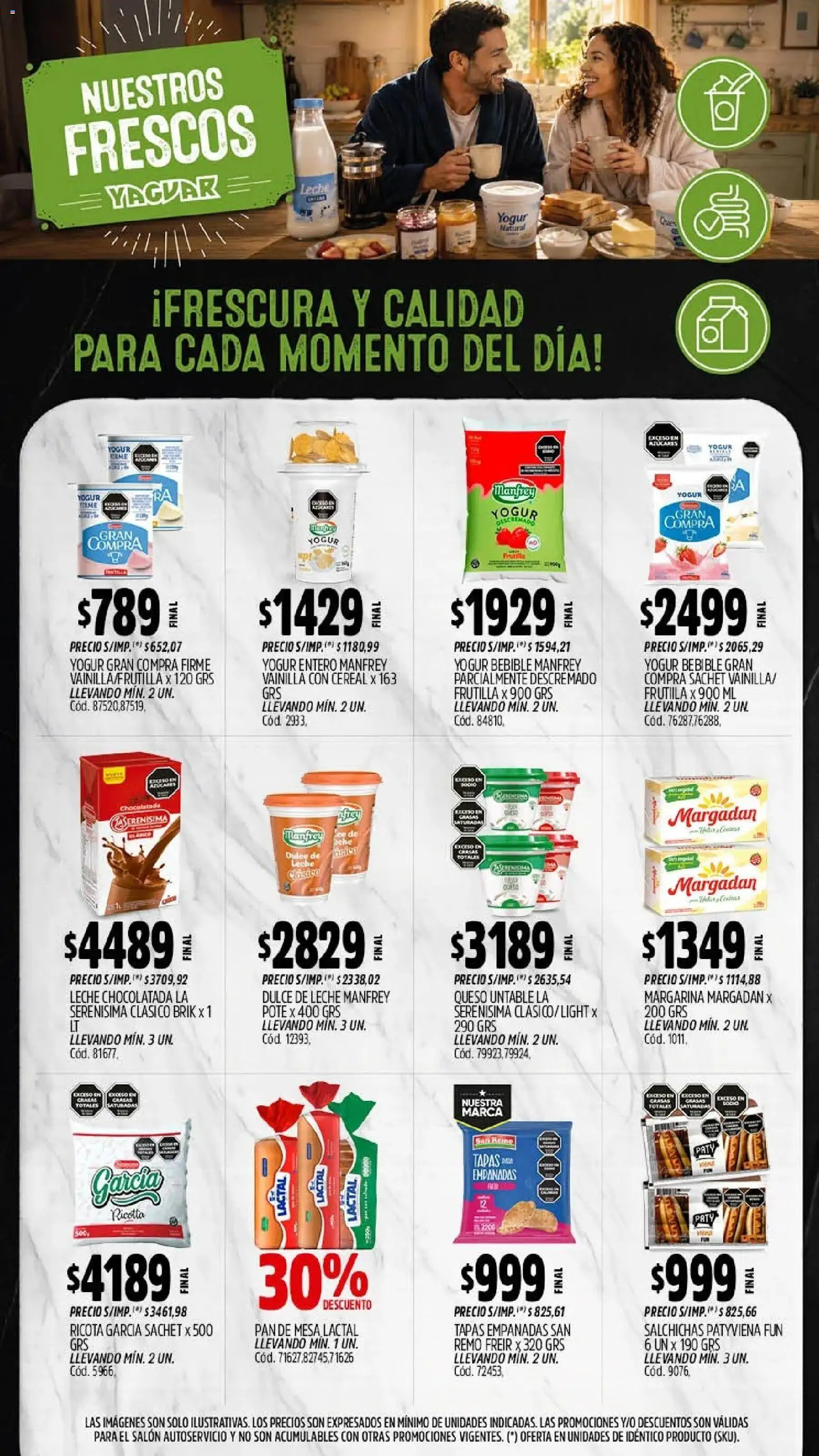 Yaguar - Oferta Semanal Chaco │ válido desde el 28/09/2026 | Página: 8 | Productos: Frutilla, Untable, Queso, Yogur
