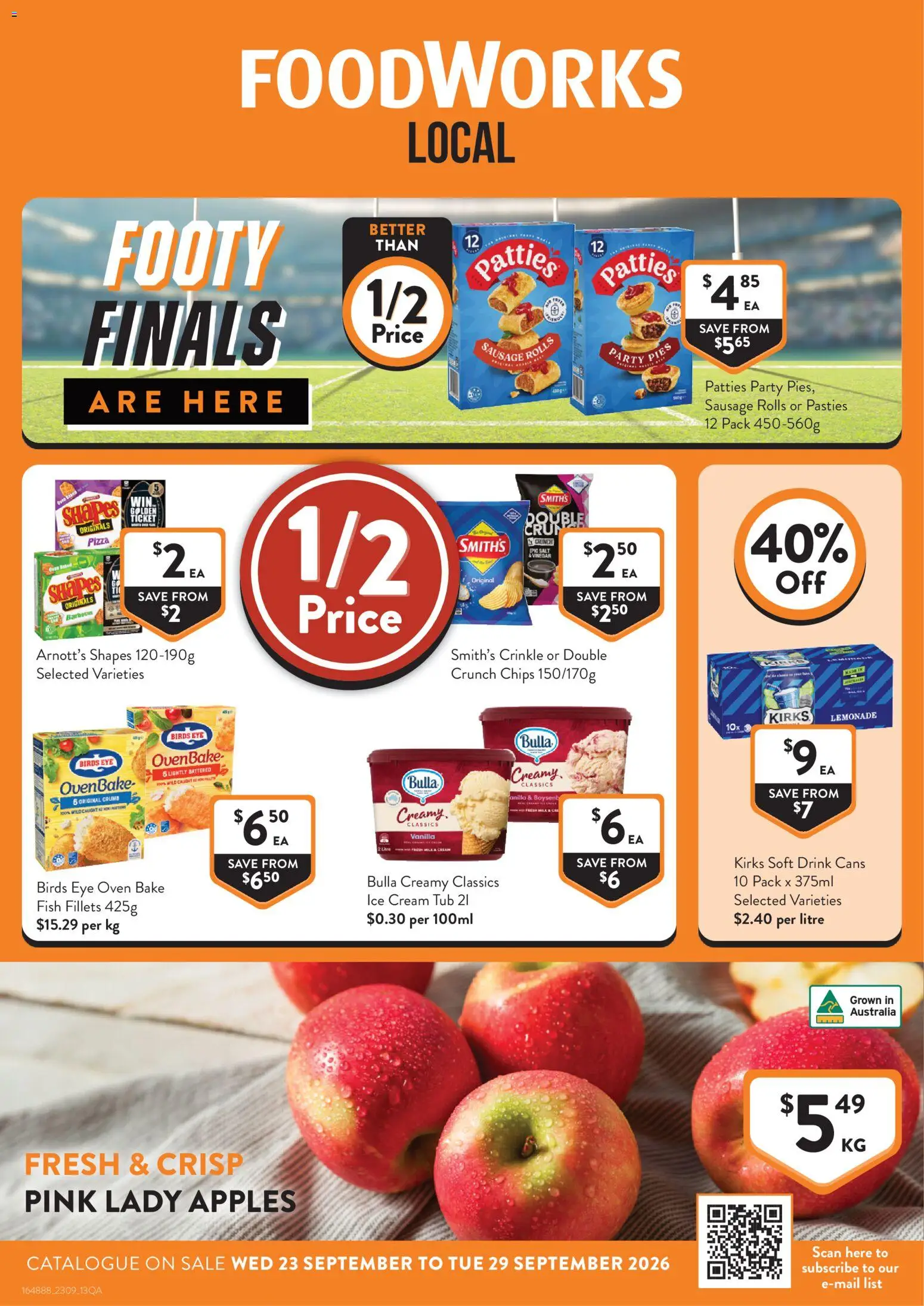 Foodworks Wednesday, September 16 Price Drop