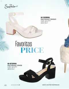 Vista previa de Price Shoes catálogo Sandalias 2026, nuevo folleto de la tienda, válido en México a partir del 23/06/2026 | Página: 48