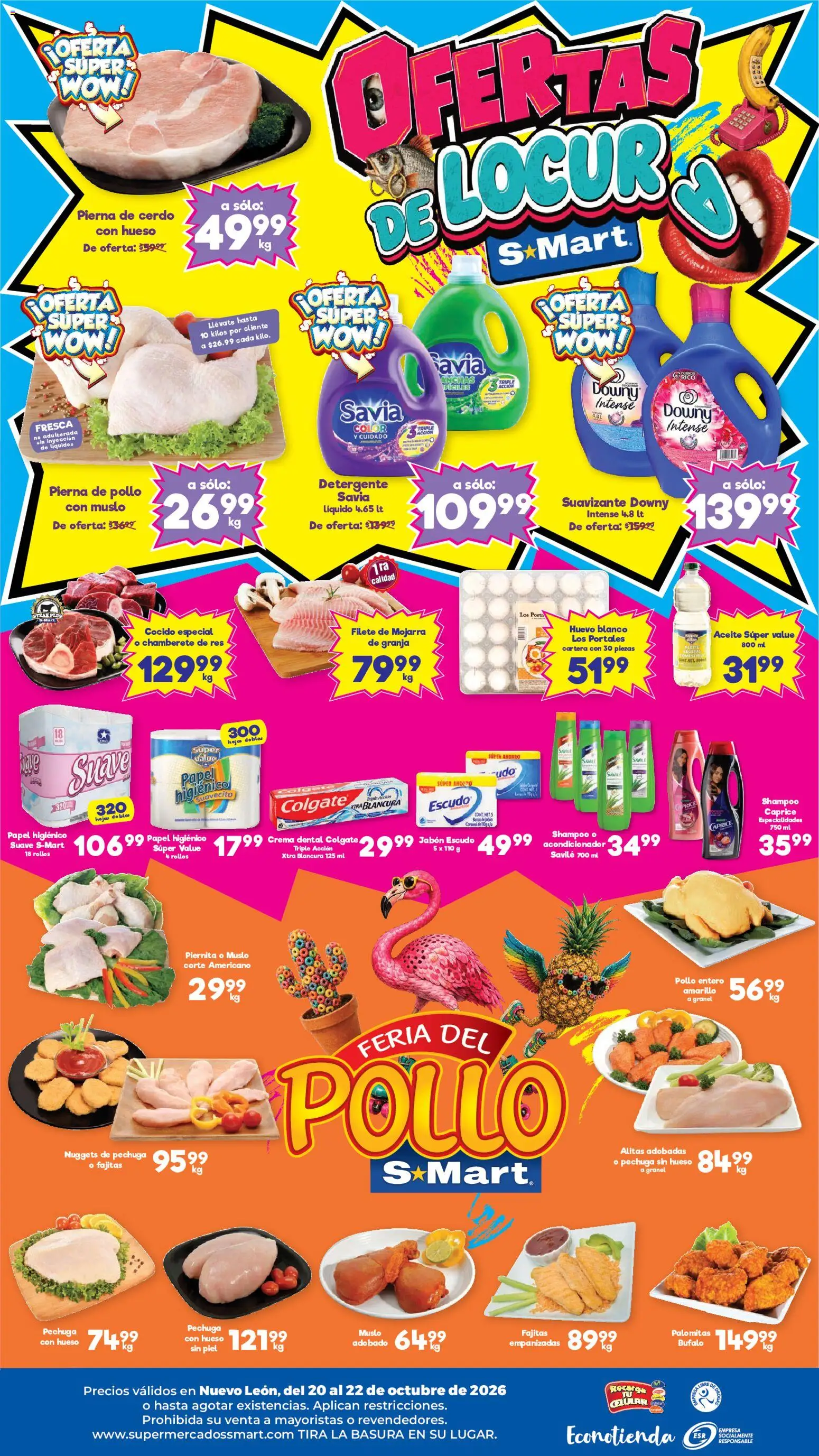 Nuevas ofertas de S-Mart válidas en toda la República Mexicana desde el 20/10/2026. ¡Encuentra las mejores ofertas en S-Mart folleto Monterrey! | Página: 4