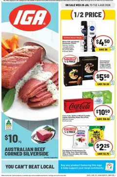 Preview of IGA catalogue QLD - valid from 29/07/2026