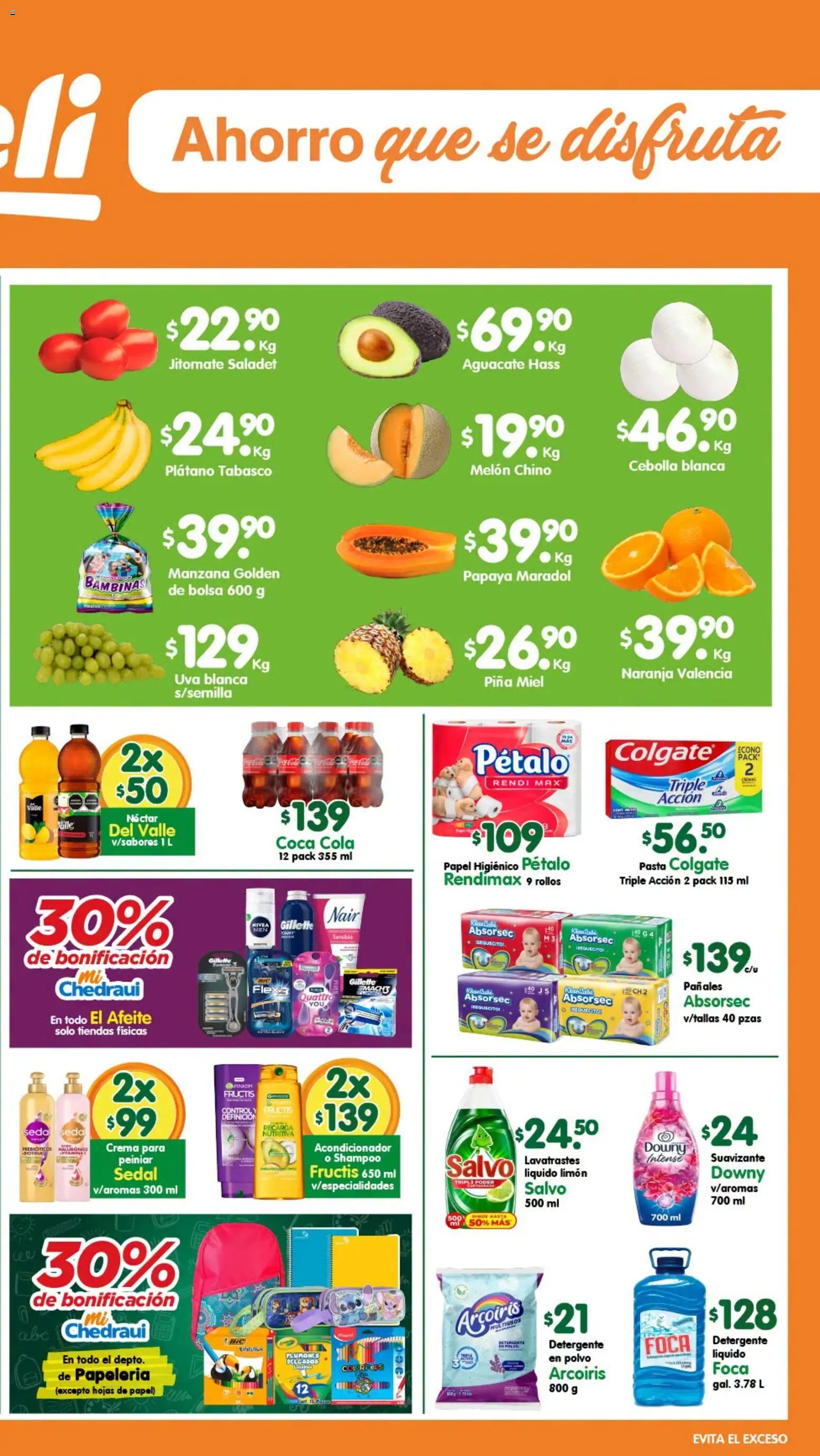 Nuevas ofertas de Arteli válidas en toda la República Mexicana desde el 17/08/2026. ¡Encuentra las mejores ofertas en Arteli folleto Tuxpan! | Página: 2 | Productos: Melón, Crema, Manzana, Pañales