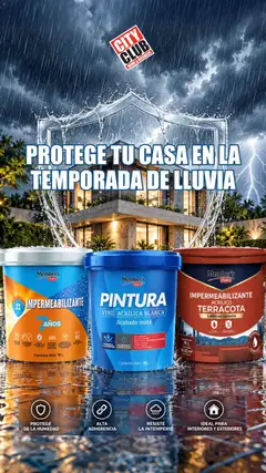 Vista previa de City Club catálogo Protege tu casa en la temporada de lluvia, nuevo folleto de la tienda, válido en México a partir del 01/10/2026