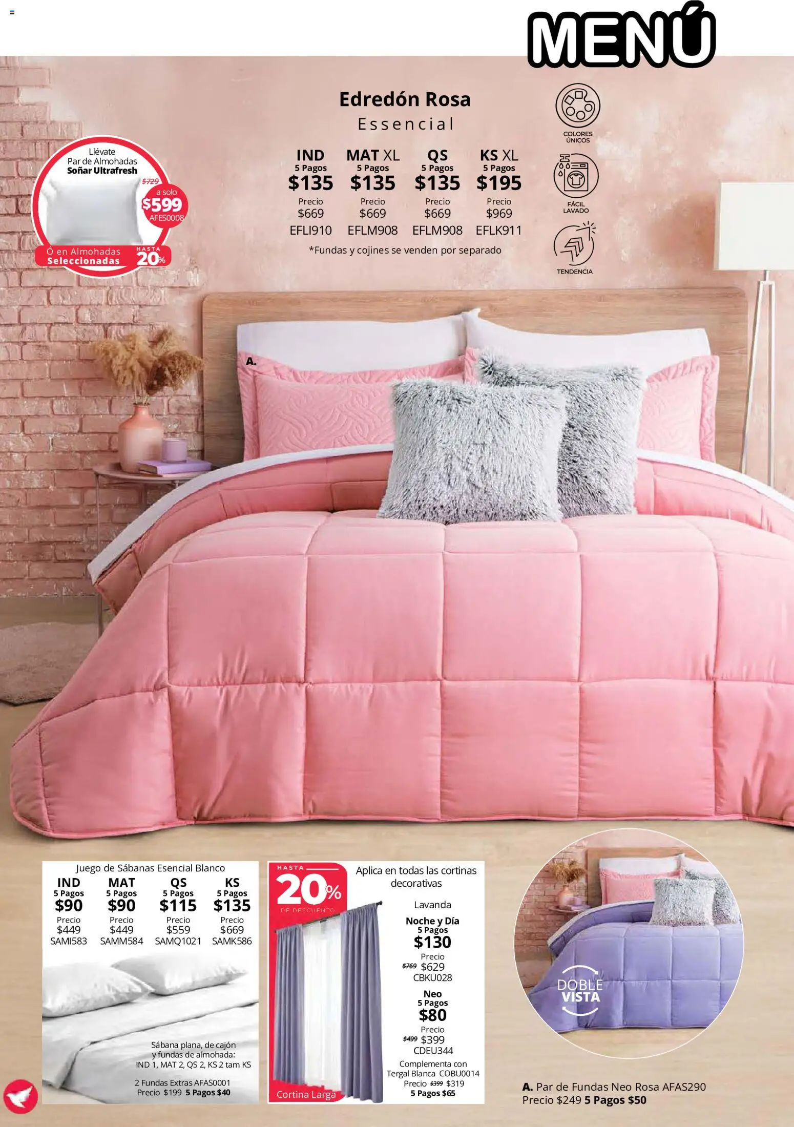 Nuevas ofertas de Colchas Concord válidas en toda la República Mexicana desde el 15/10/2026. ¡Encuentra las mejores ofertas en Colchas Concord catálogo! | Página: 28