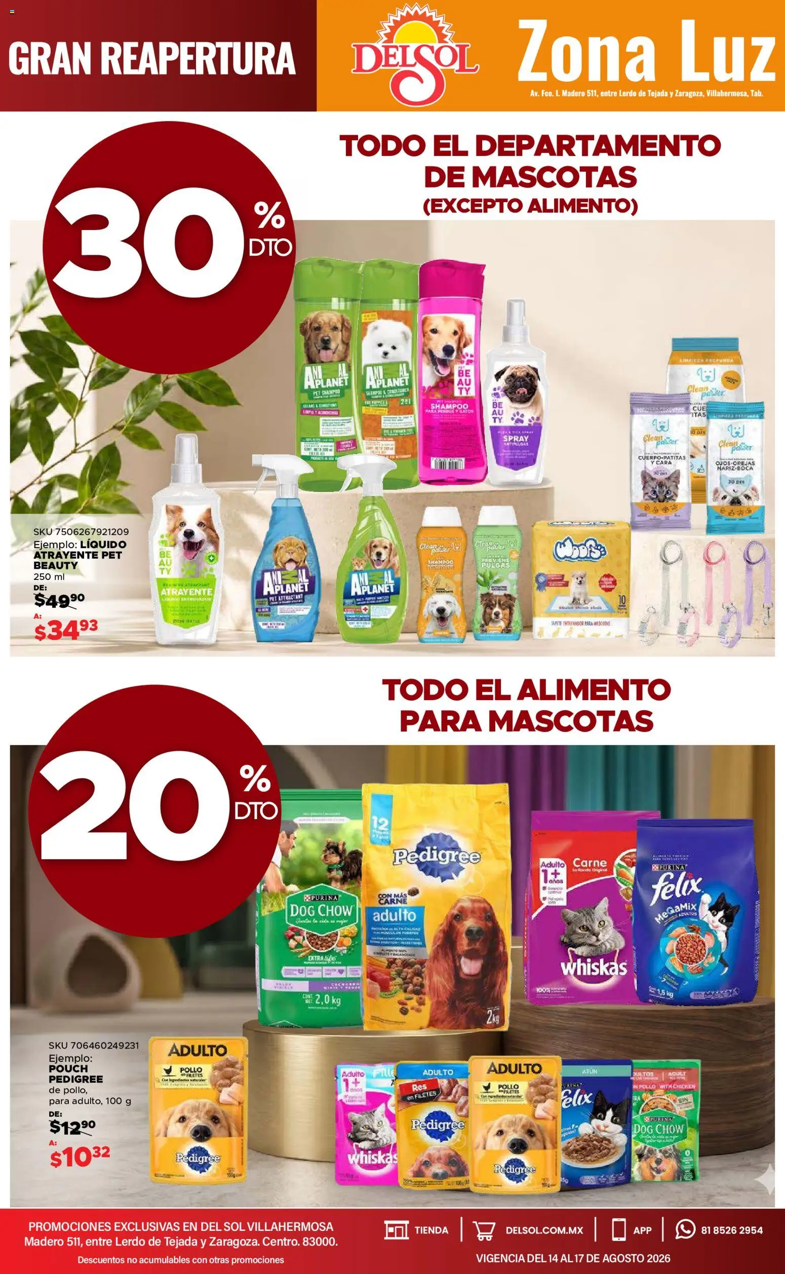 Nuevas ofertas de Del Sol y Woolworth válidas en toda la República Mexicana desde el 14/08/2026. ¡Encuentra las mejores ofertas en Del Sol y Woolworth katalog 4 Días de Grandes Promociones! | Página: 29 | Productos: Pollo, Shampoo, Carne